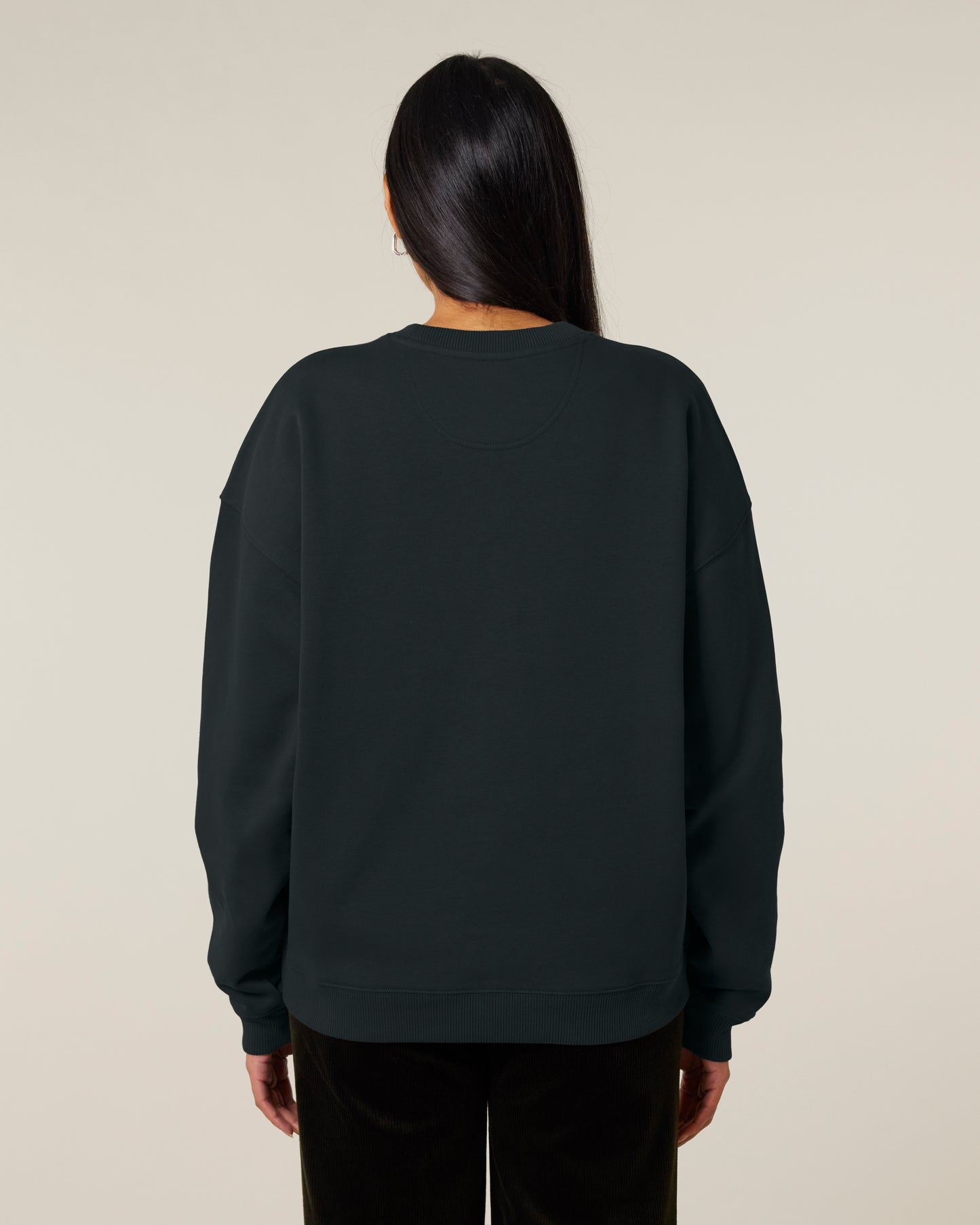 Sweat col rond oversize Radder 2.0 Noir