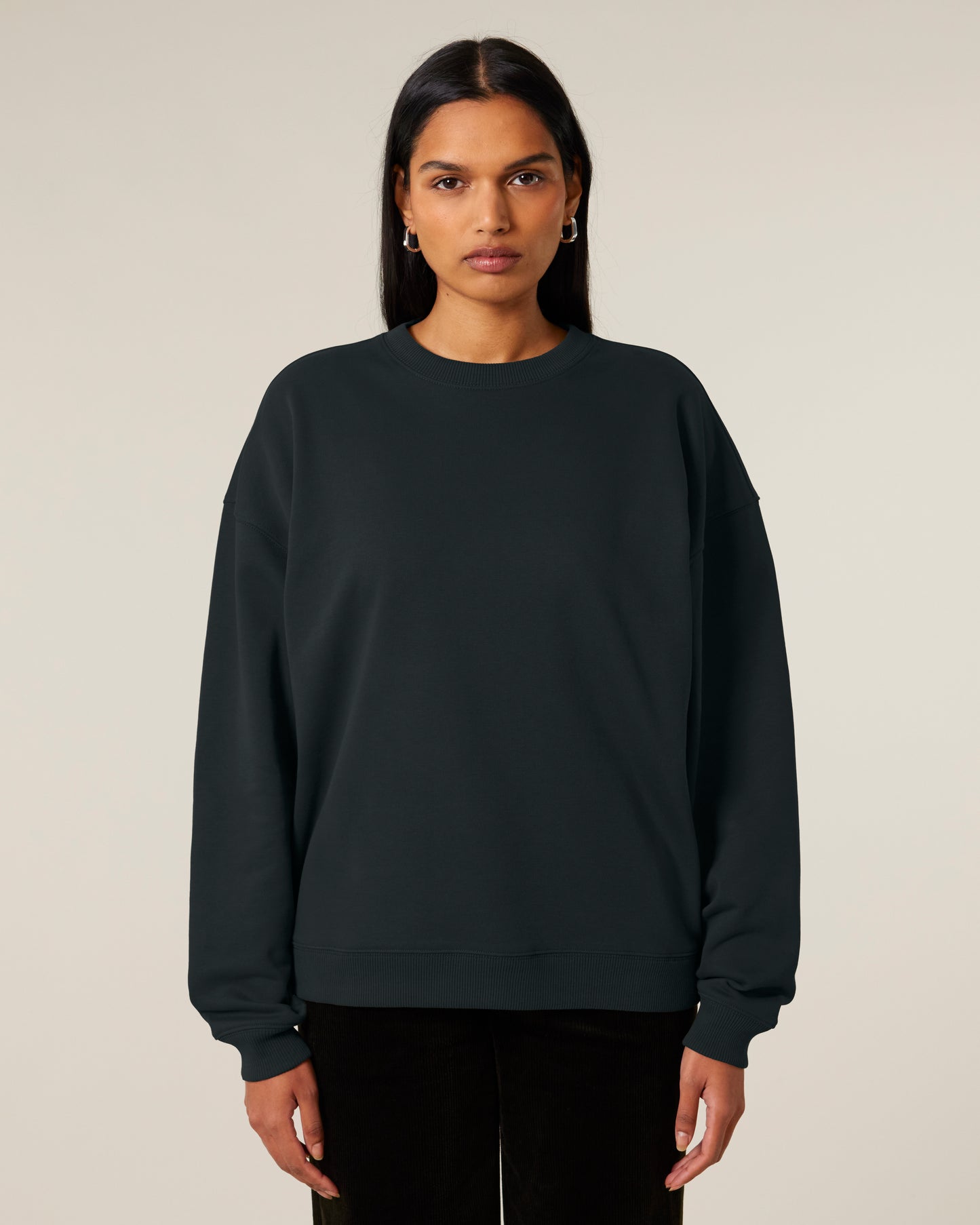 Sweat col rond oversize Radder 2.0 Noir