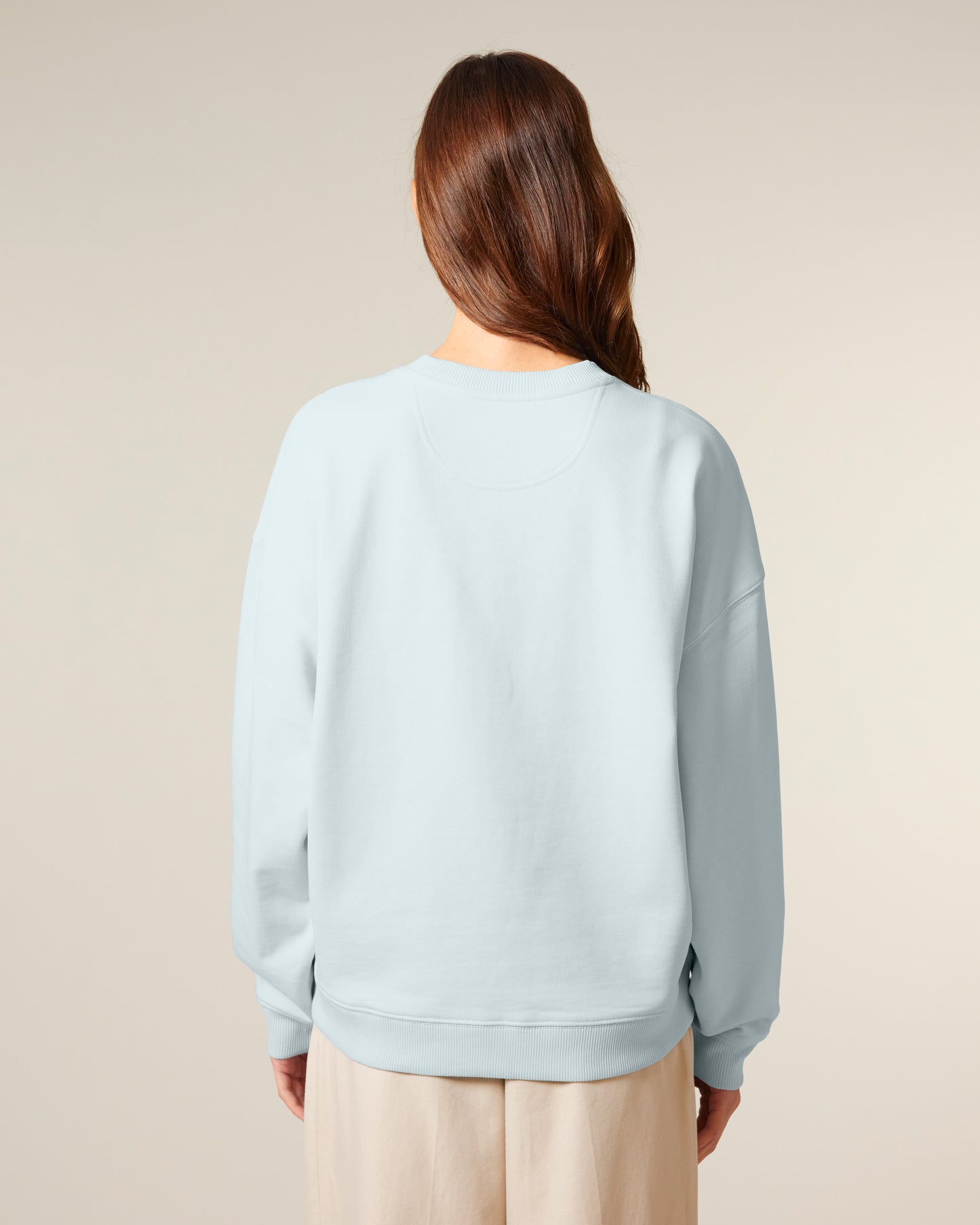 Sweat col rond oversize Radder 2.0 Bleu glace