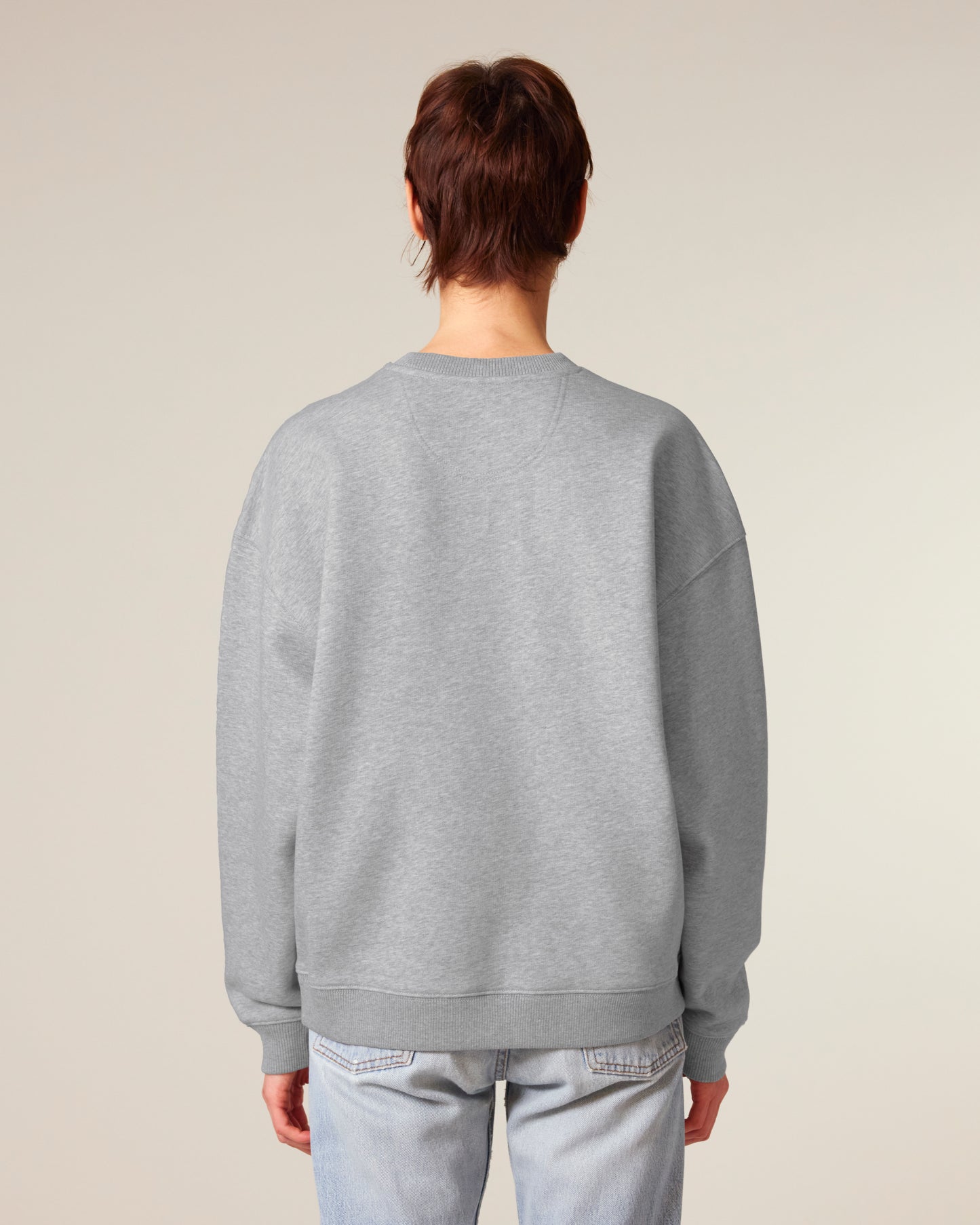 Sweat col rond oversize Radder 2.0 Gris chiné