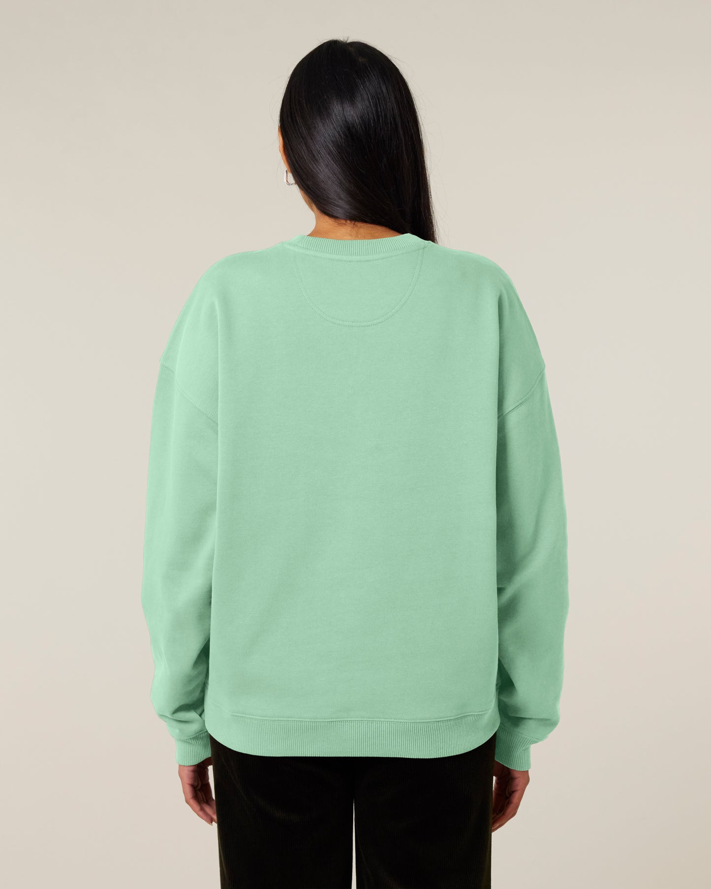 Sweat col rond oversize Radder 2.0 Vert jade