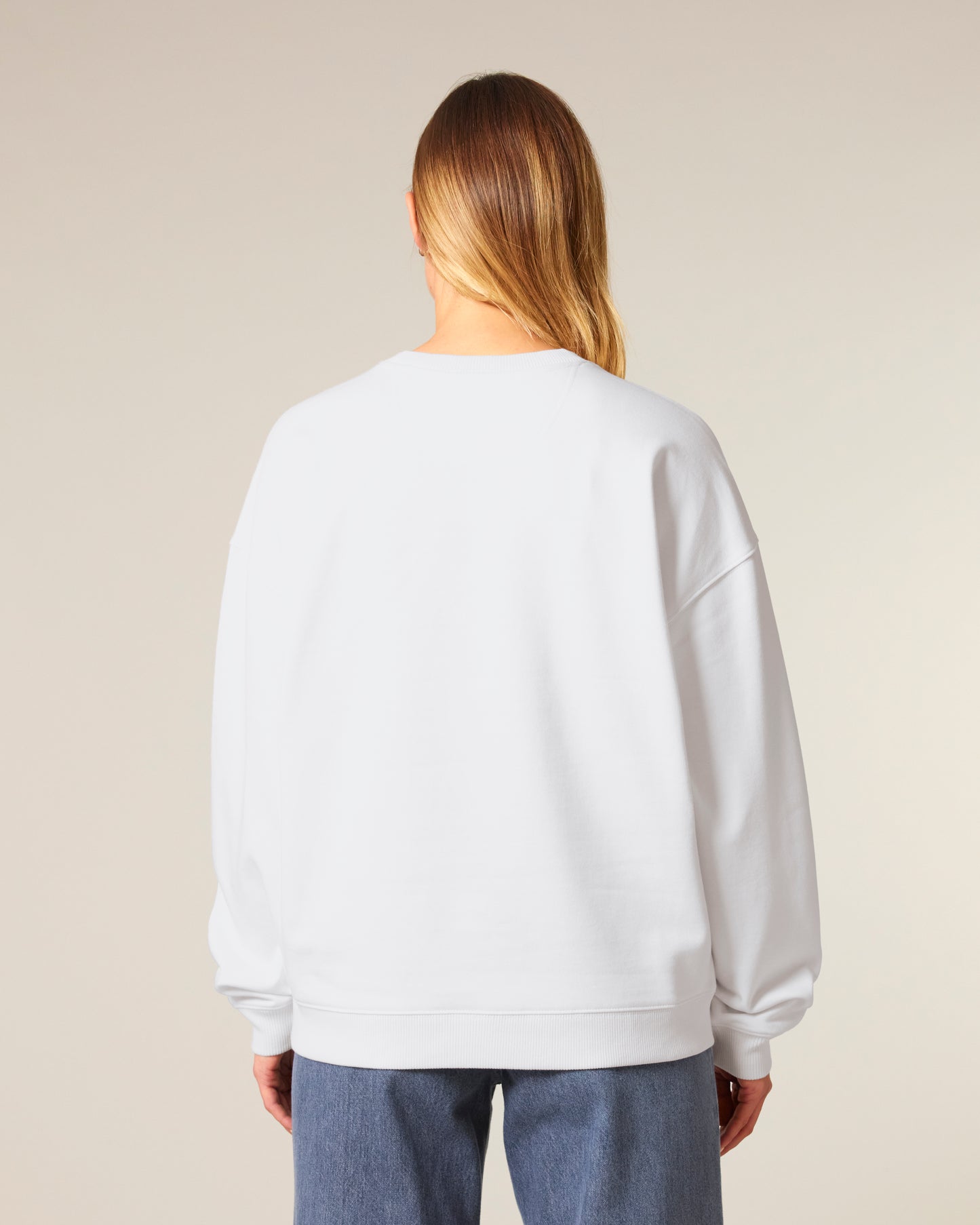 Sweat col rond oversize Radder 2.0 Blanc