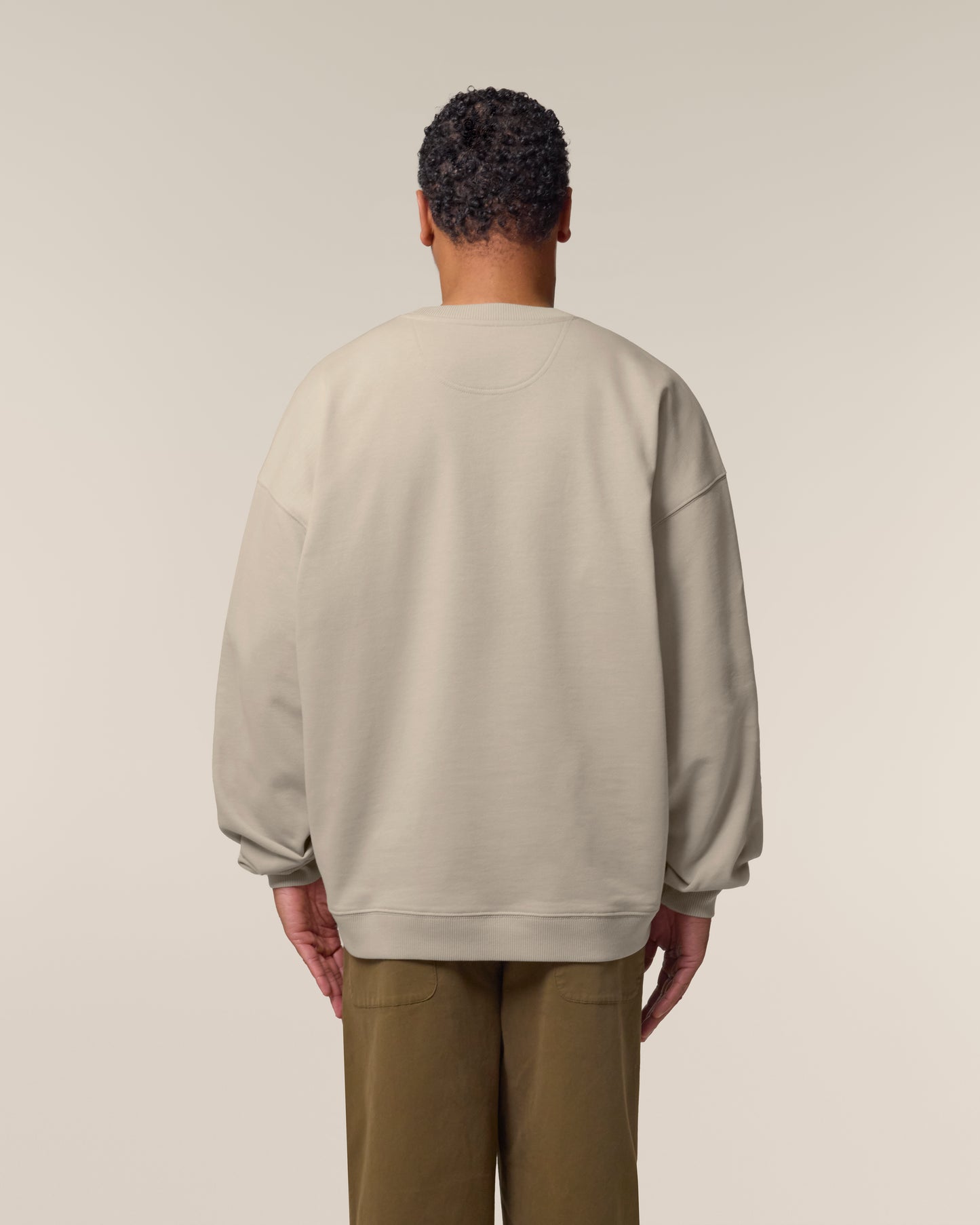 Sweat col rond oversize Radder 2.0 Stone