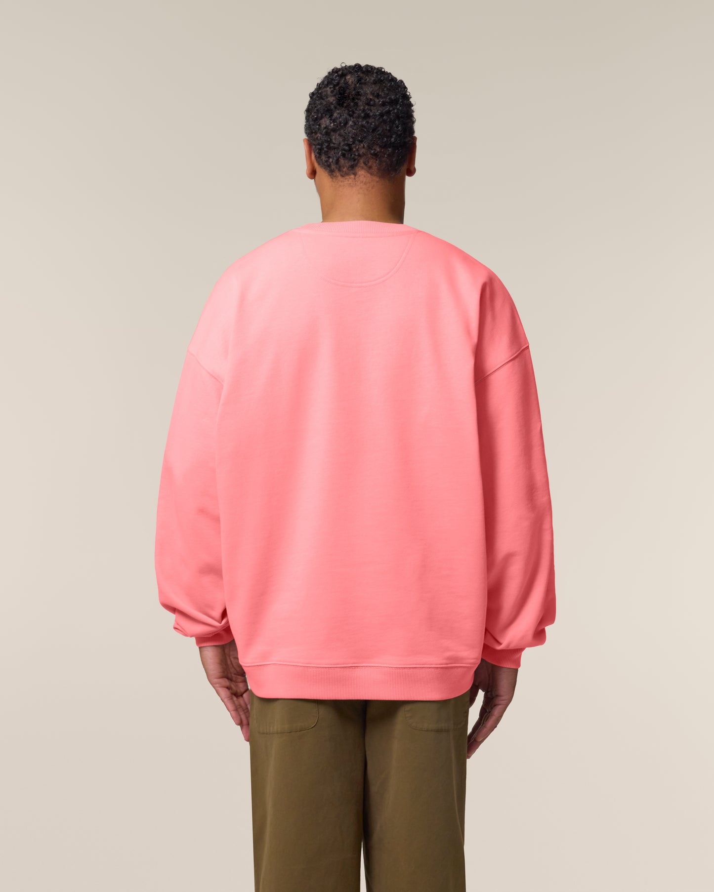 Sweat col rond oversize Radder 2.0 Rose Joy