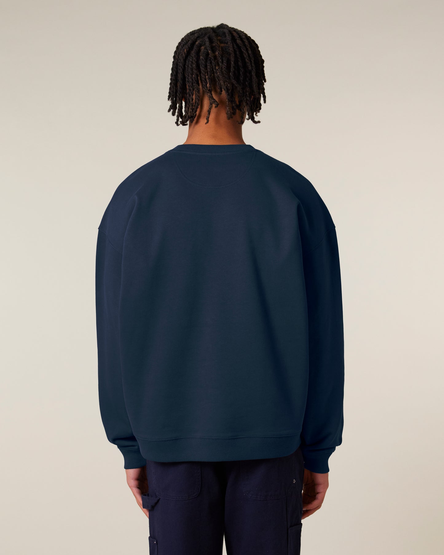 Sweat col rond oversize Radder 2.0 Bleu Marine