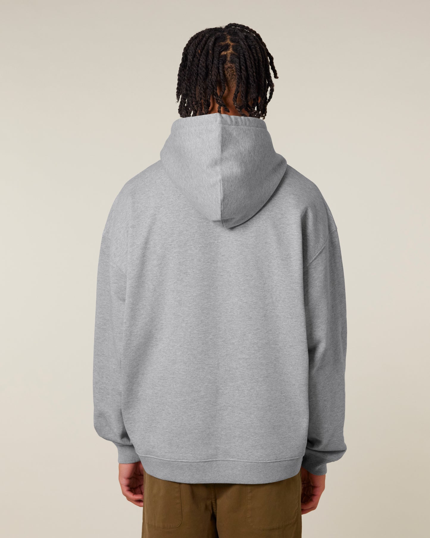 Sweat capuche oversize Slammer 2.0 Gris chiné moyen
