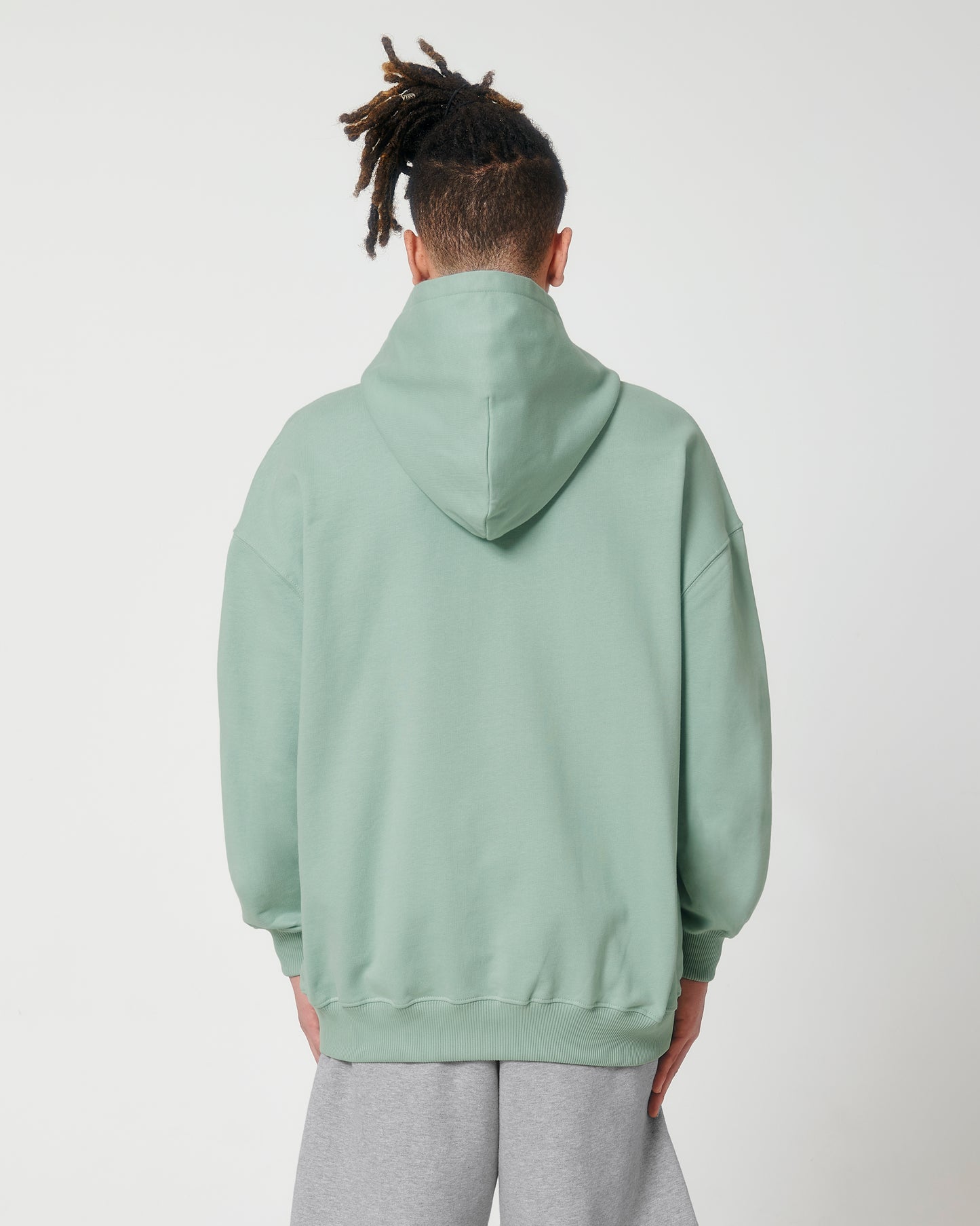 Sweat capuche lourd Cooper Dry Vert Aloé