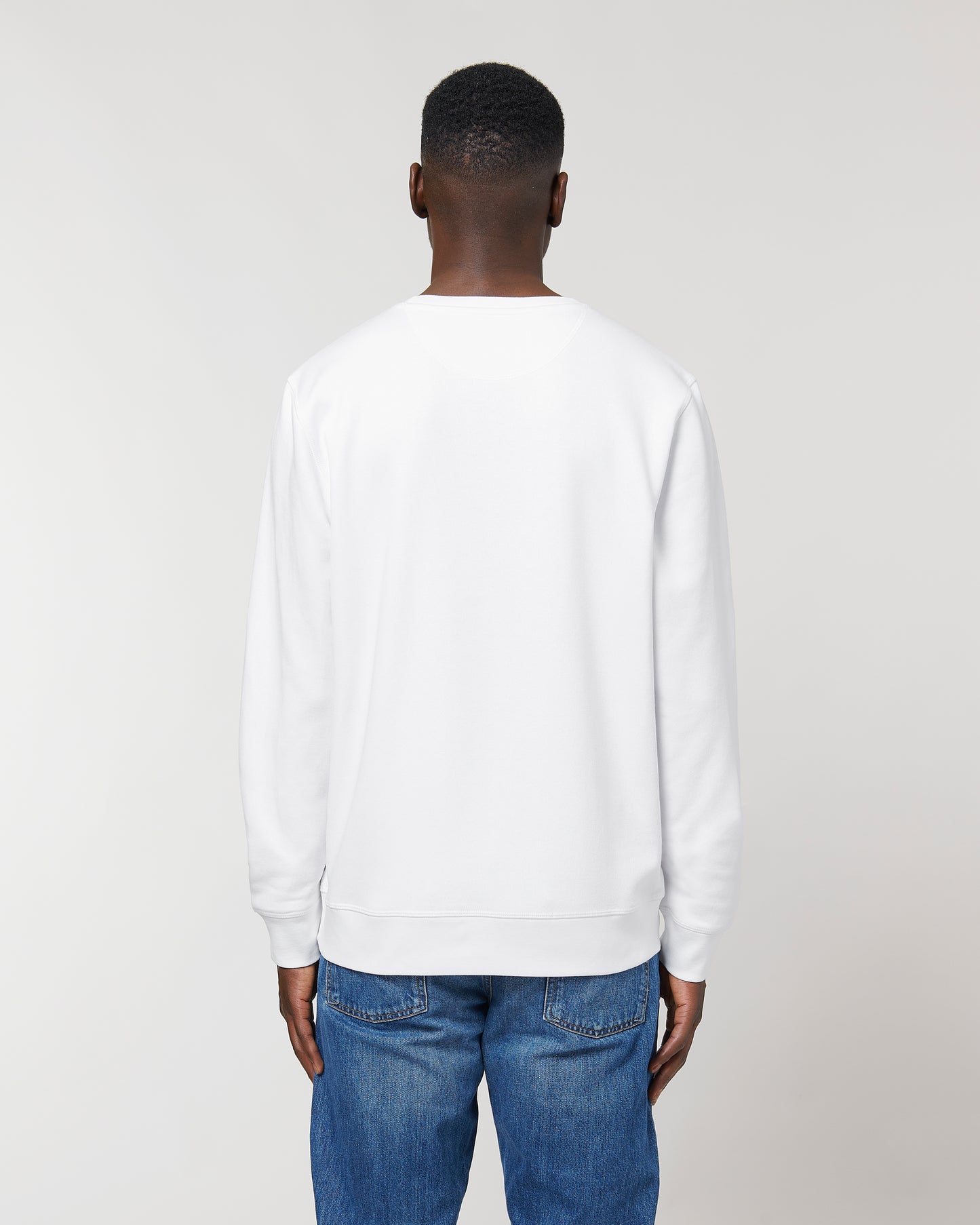 Sweat col rond Roller Blanc