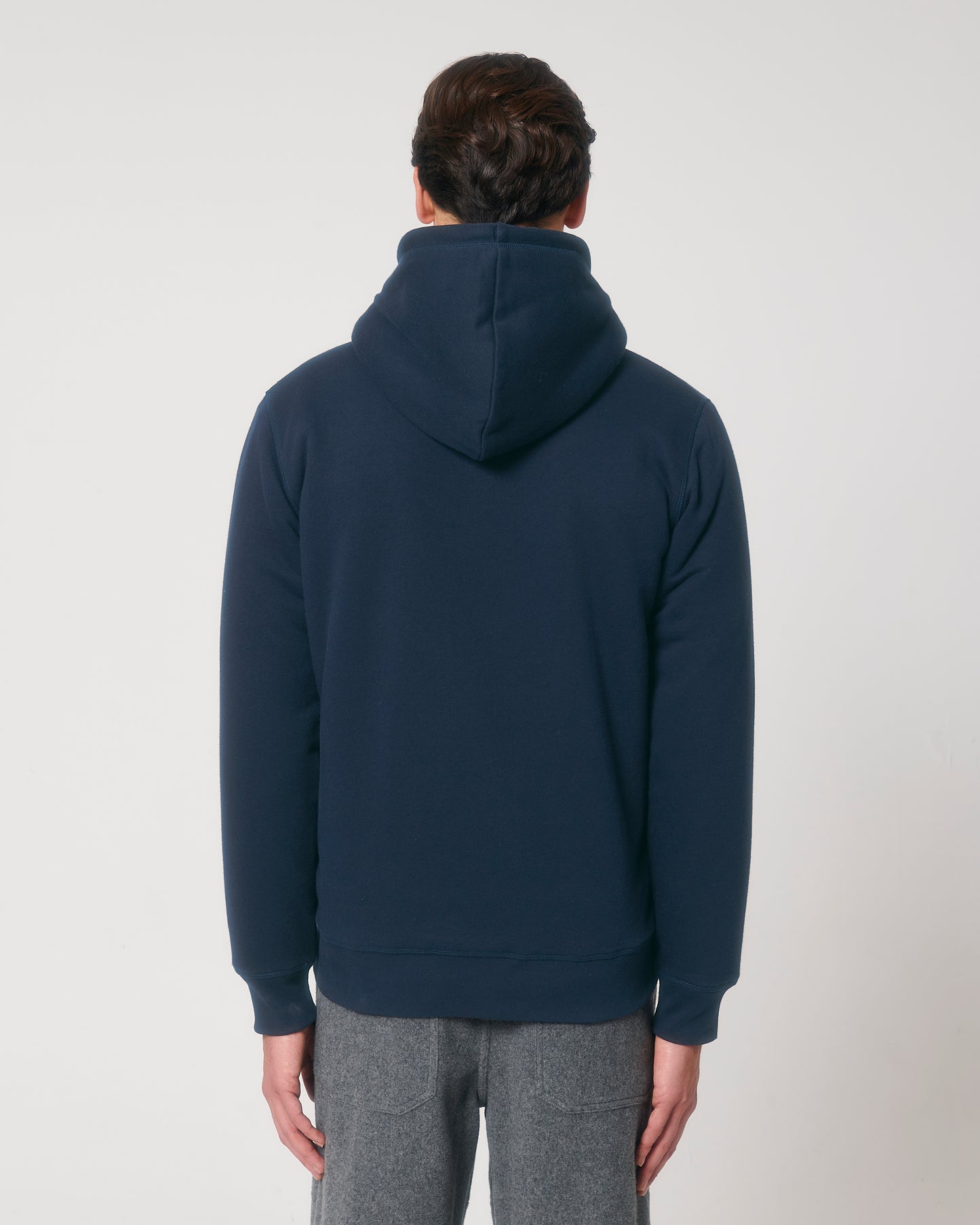 Sweat capuche avec fermeture Hygger Sherpa Bleu marine