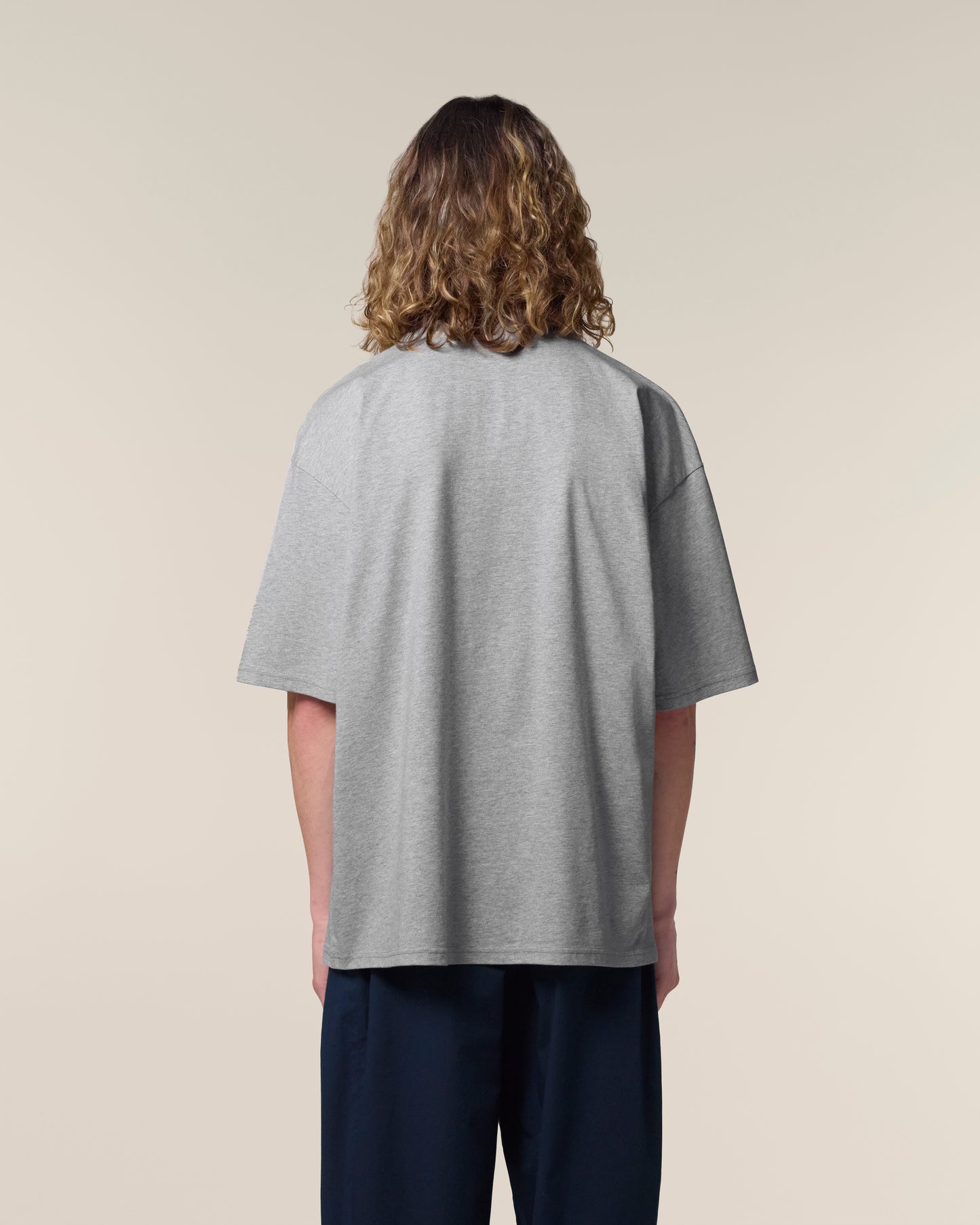 T-shirt oversize Blaster 2.0 Gris Chiné Moyen