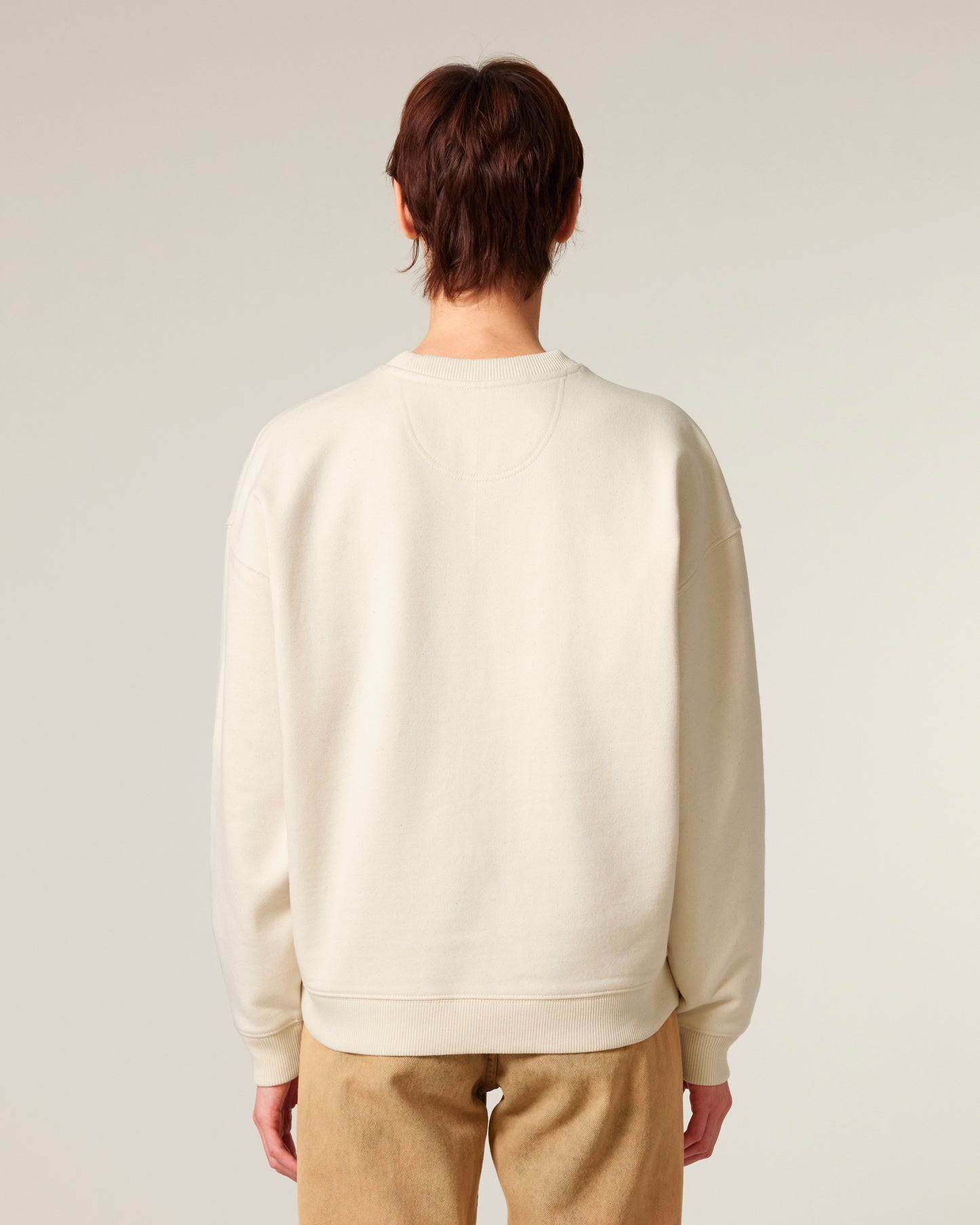 Sweat col rond oversize Radder 2.0 blanc Naturel
