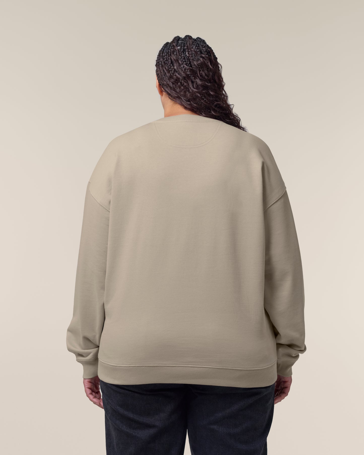 Sweat col rond oversize Radder 2.0 Stone