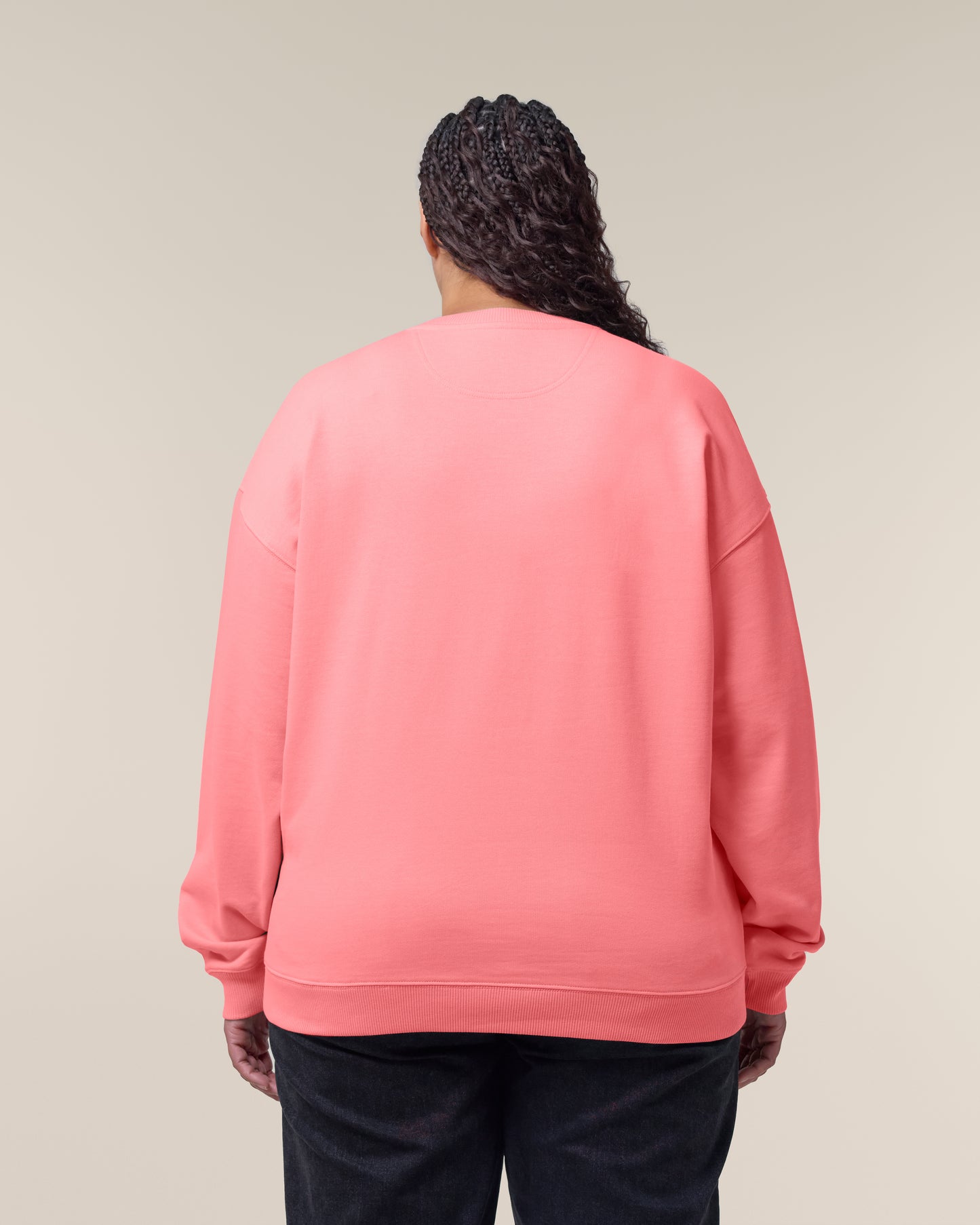 Sweat col rond oversize Radder 2.0 Rose Joy