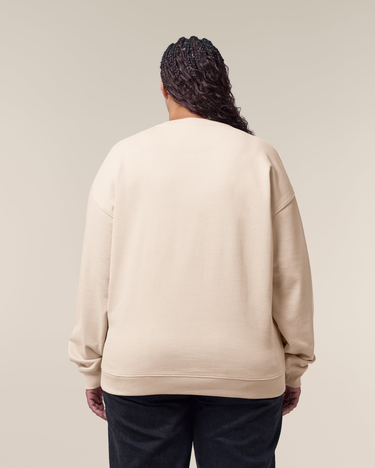 Sweat col rond oversize Radder 2.0 Crème