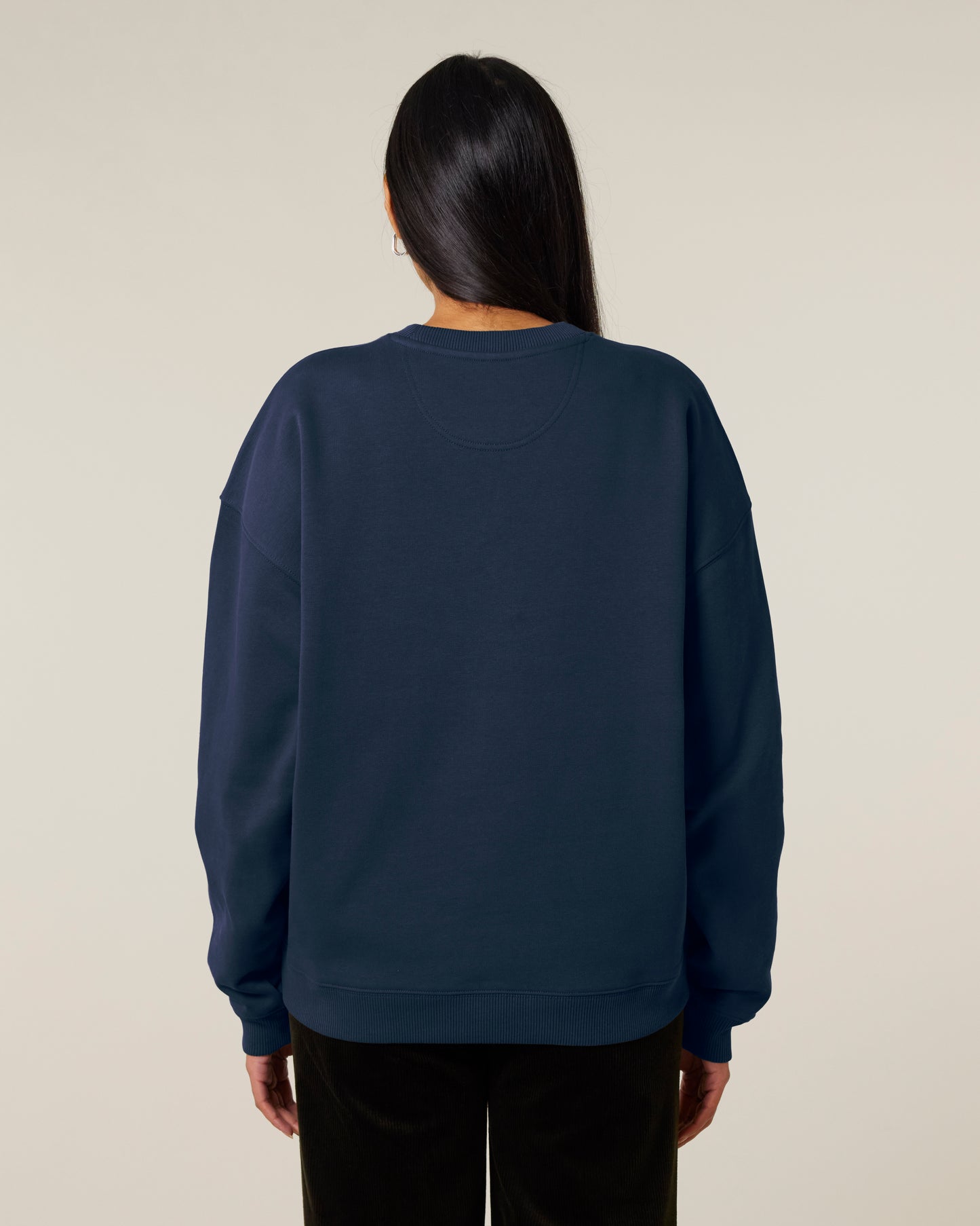 Sweat col rond oversize Radder 2.0 Bleu Marine