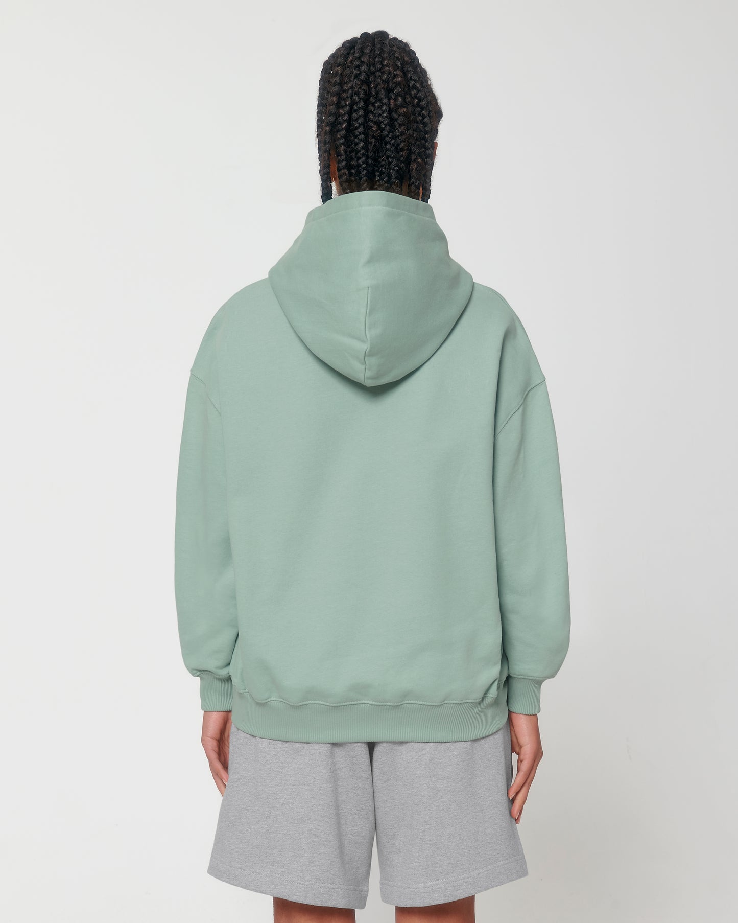 Sweat capuche lourd Cooper Dry Vert Aloé