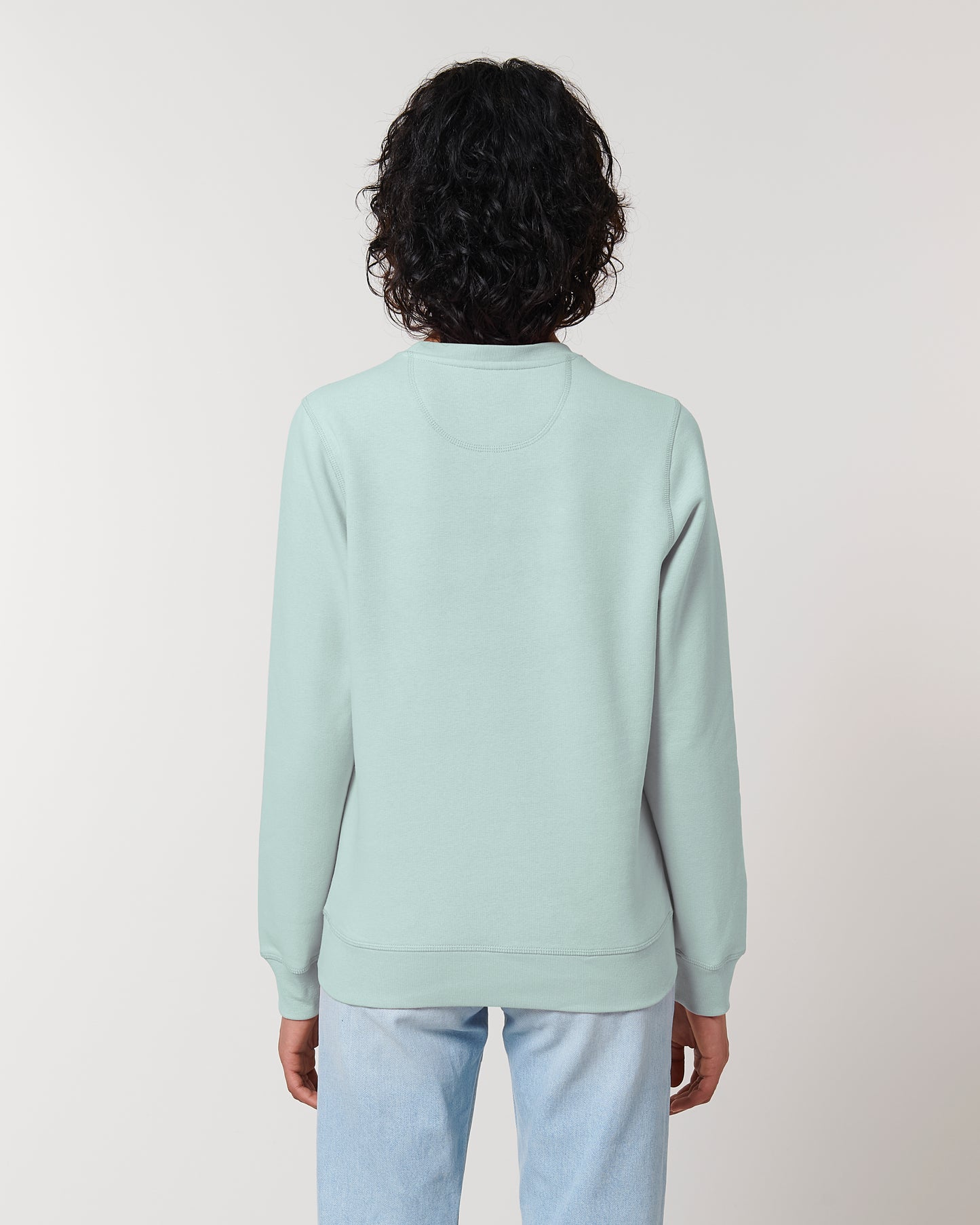 Sweat col rond Roller Bleu caraïbes