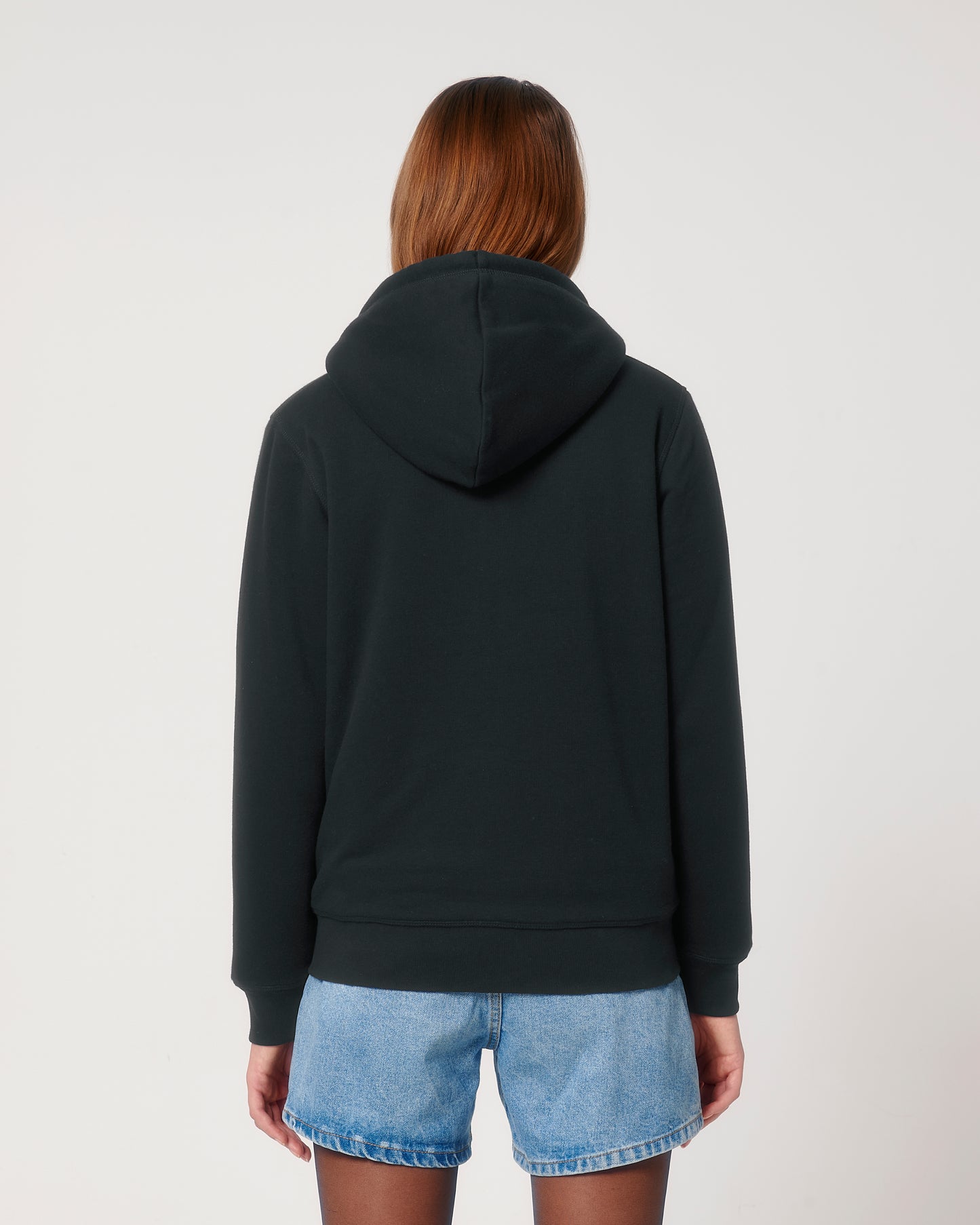 Sweat capuche avec fermeture Hygger Sherpa Noir