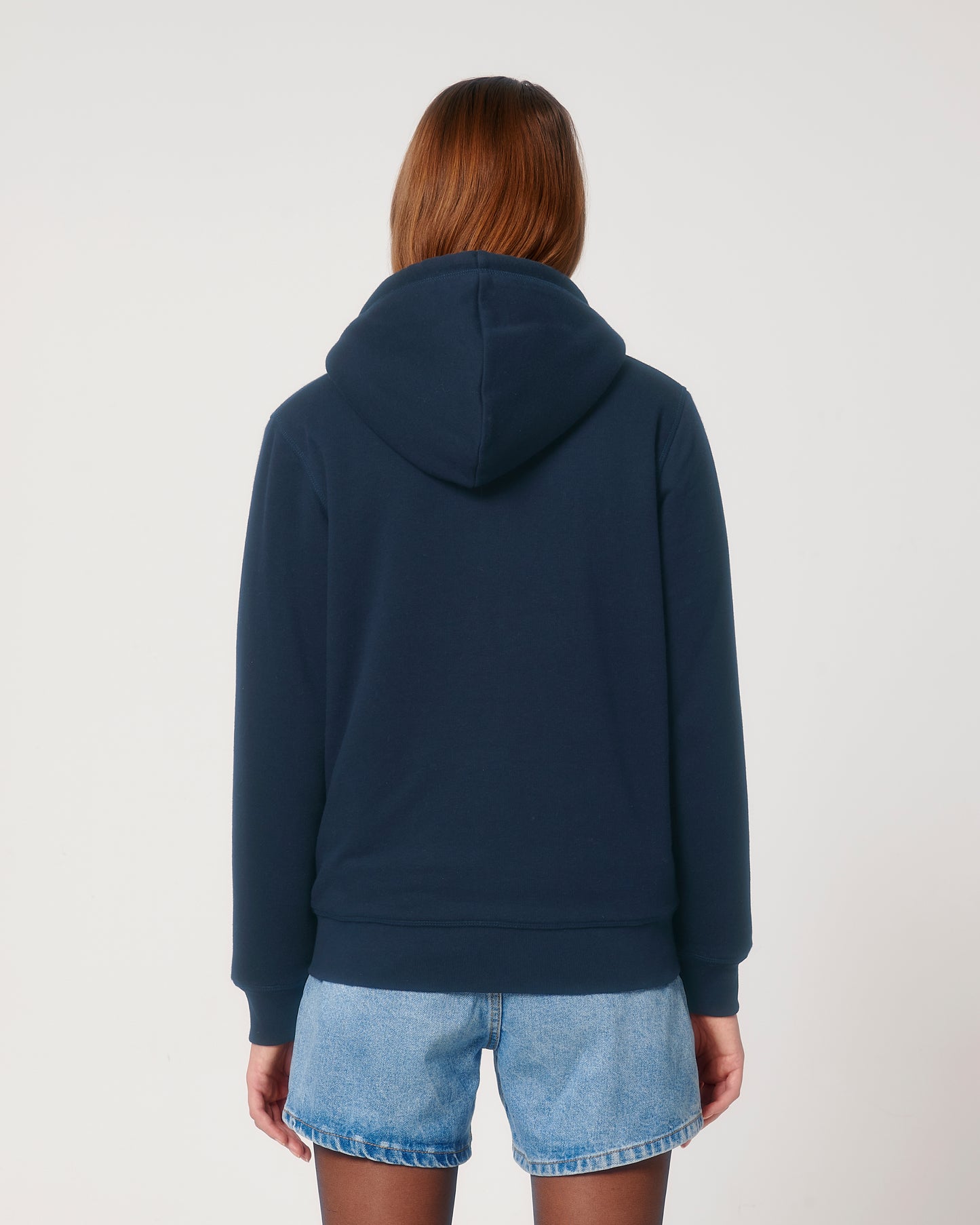 Sweat capuche avec fermeture Hygger Sherpa Bleu marine