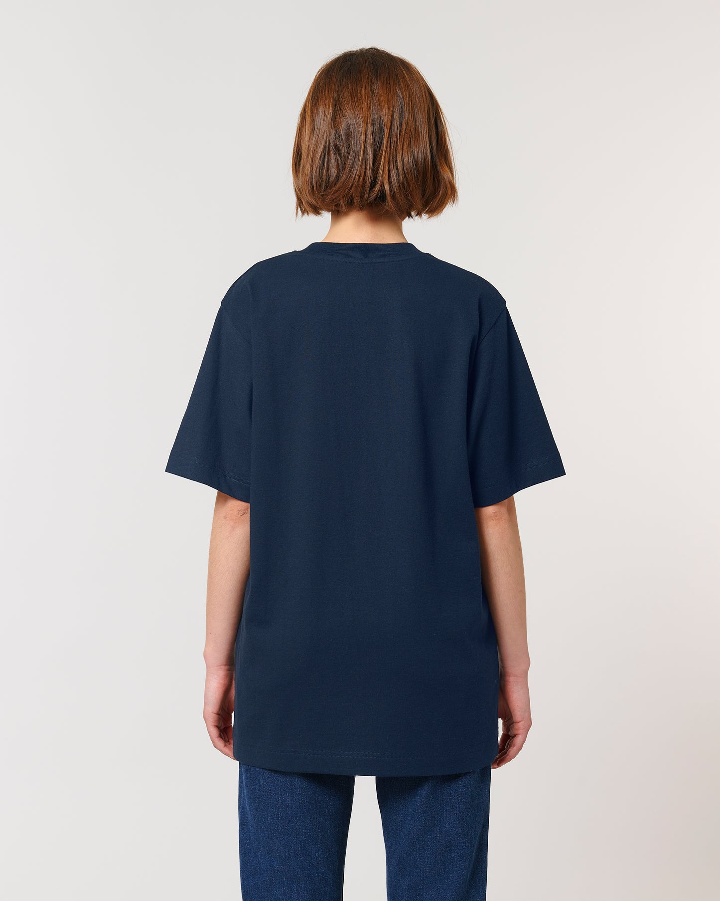T-shirt unisexe lourd Freestyler Bleu Marine