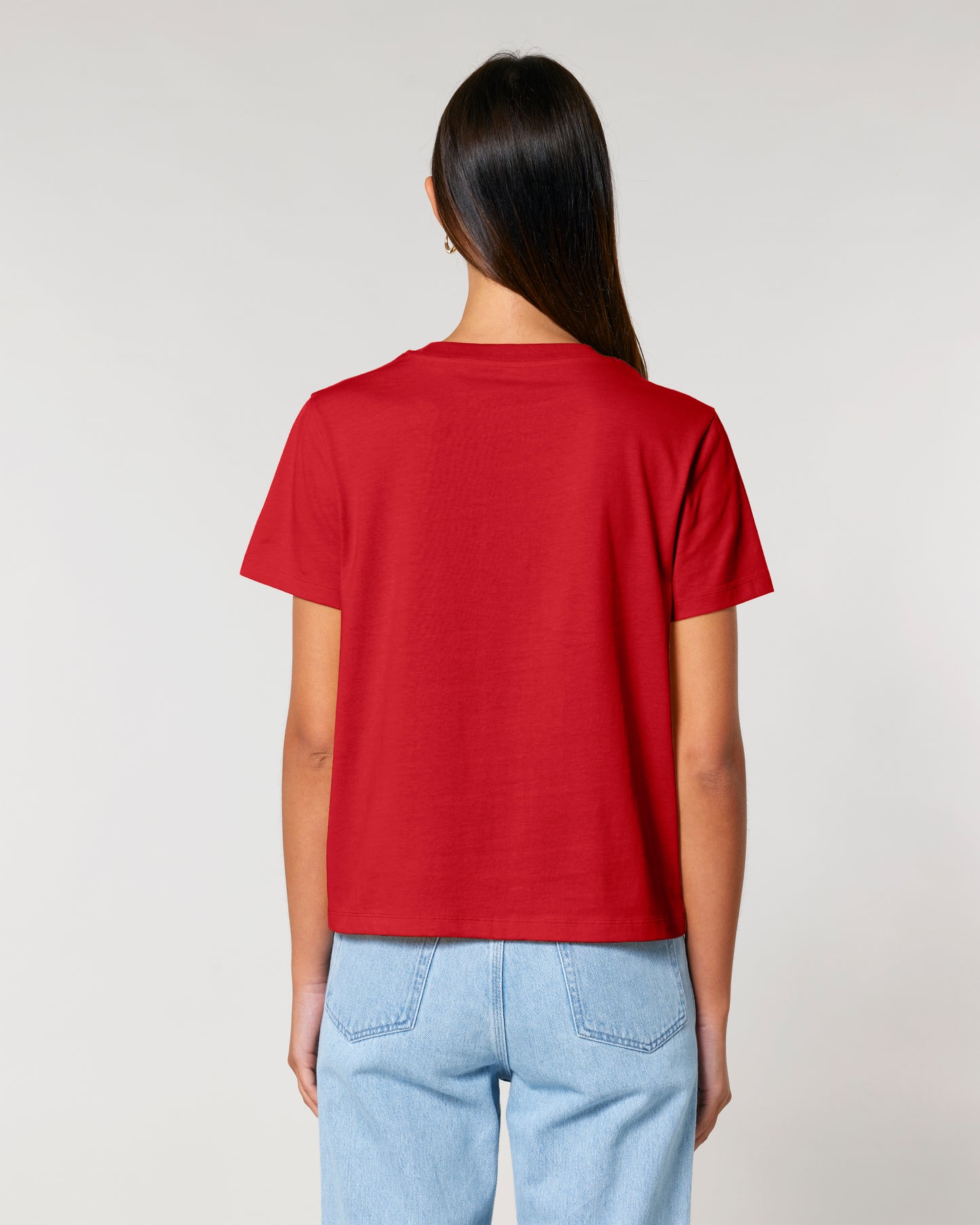 T-shirt femme col rond Stella Muser Rouge