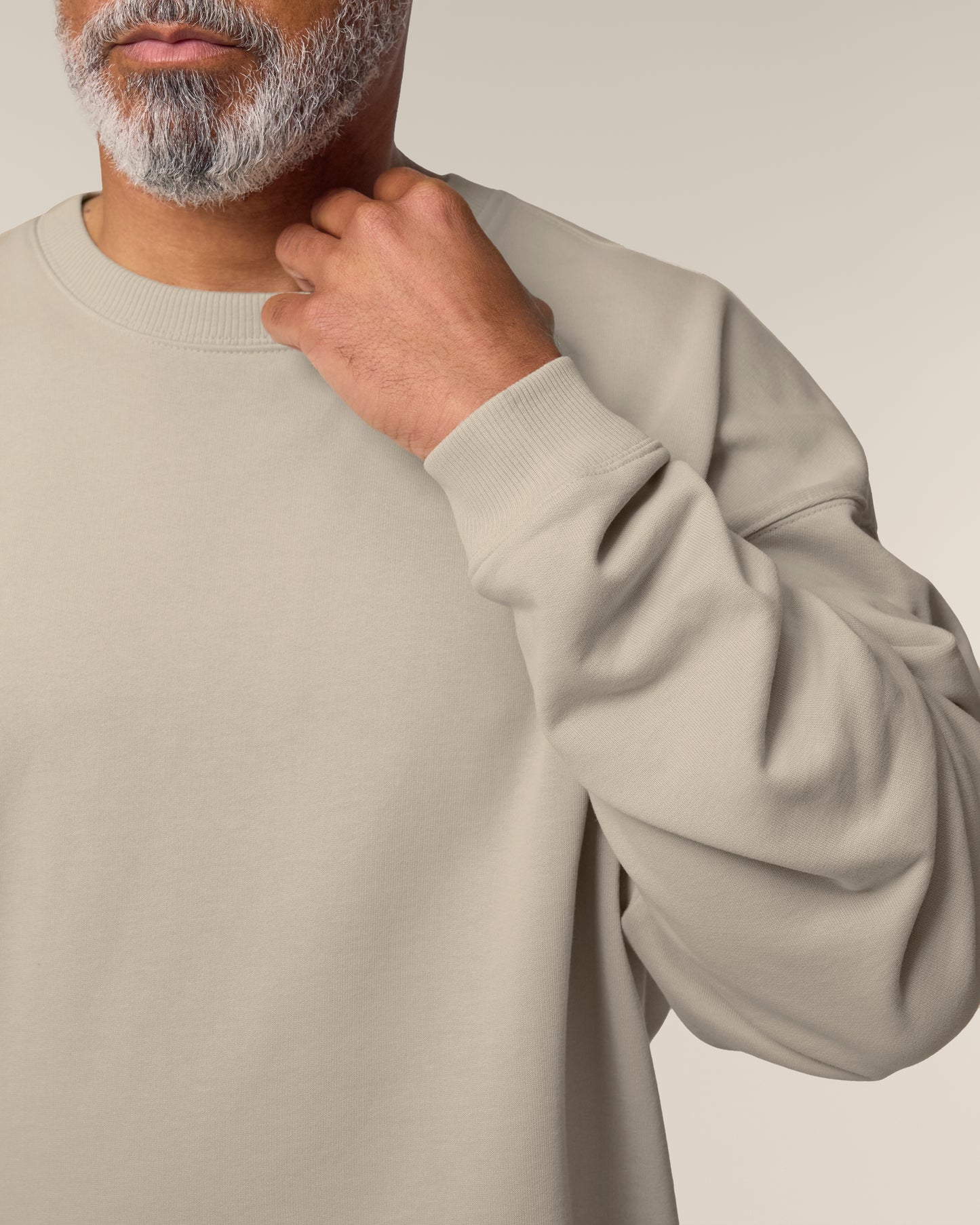 Sweat col rond oversize Radder 2.0 Stone