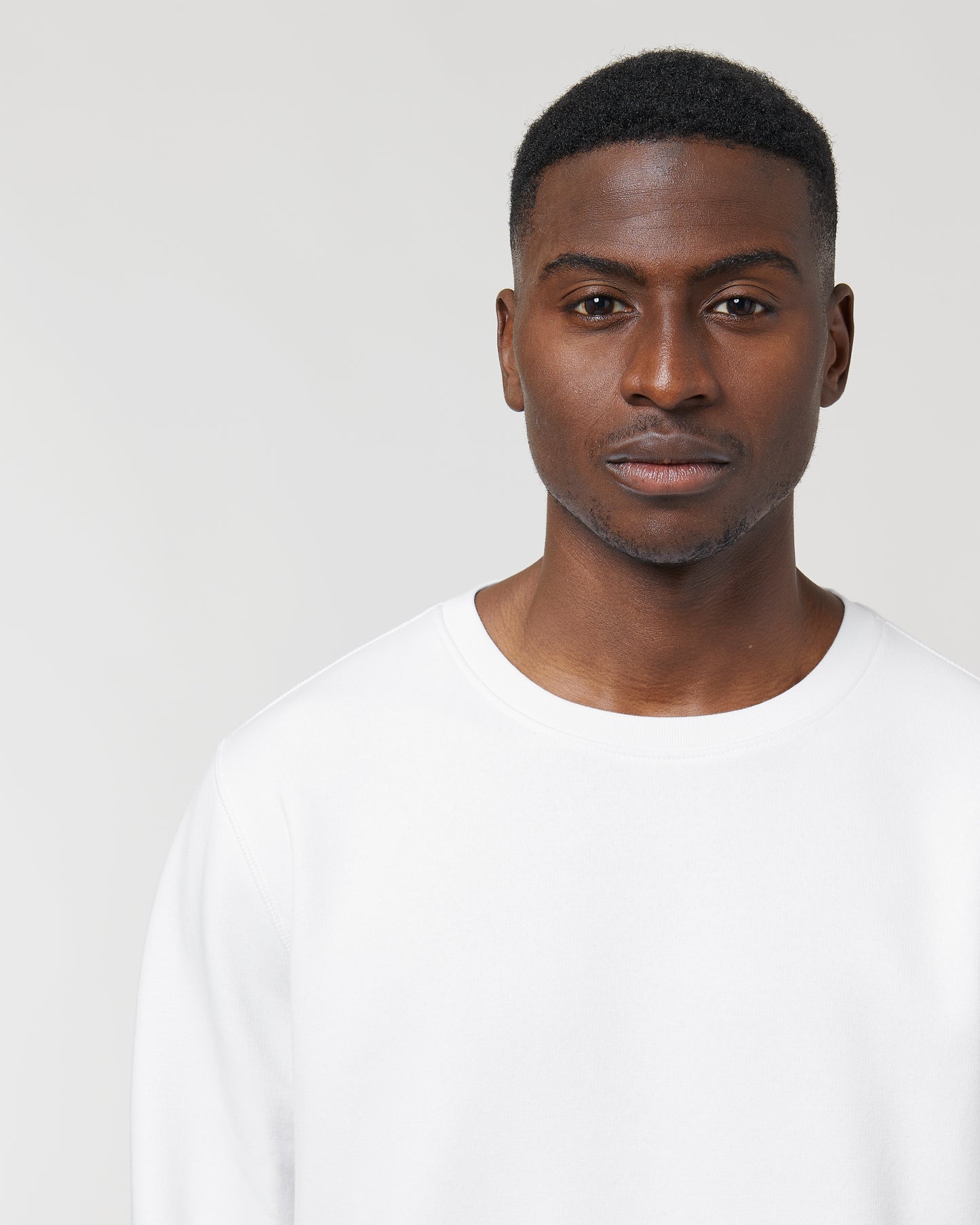 Sweat col rond Roller Blanc