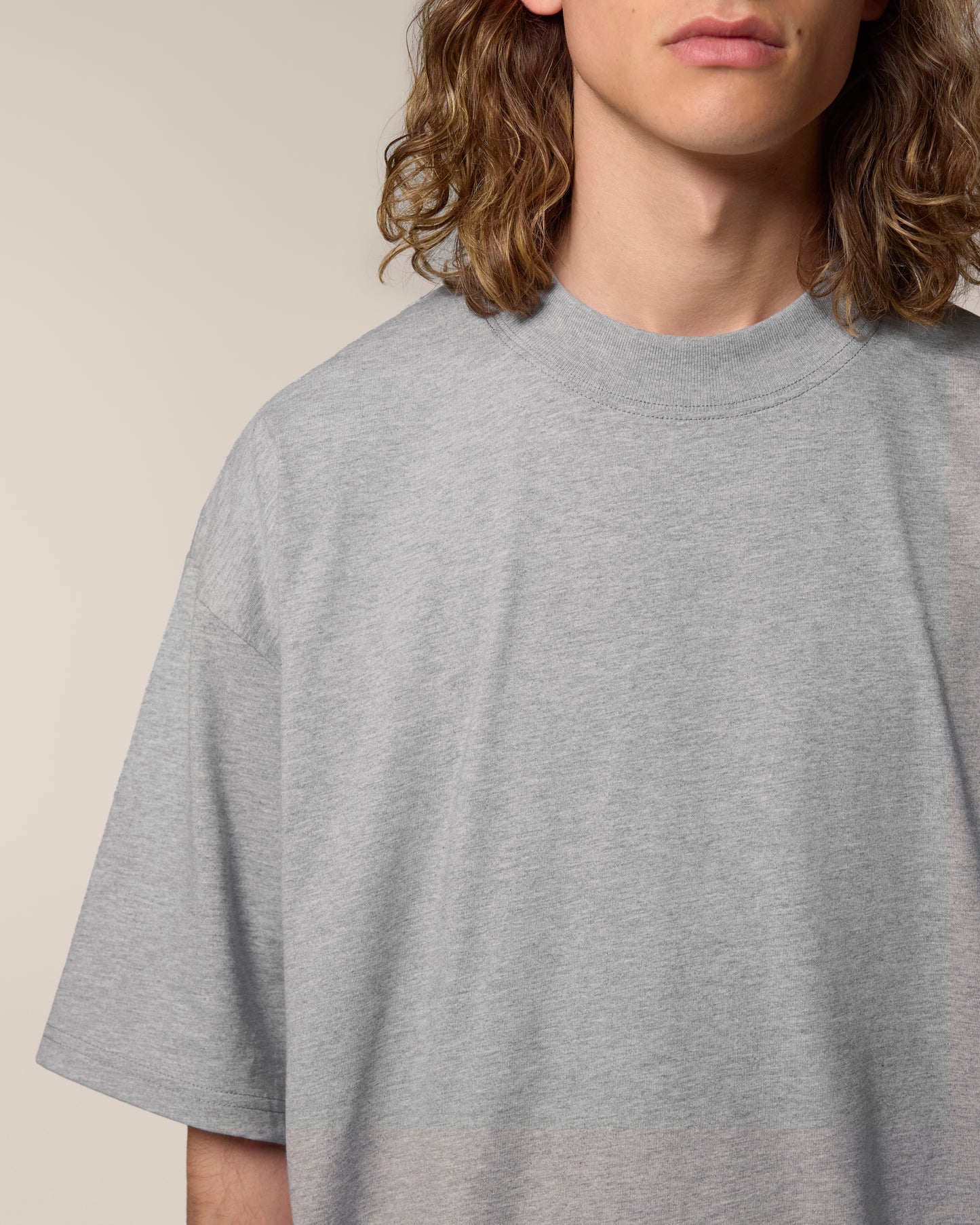 T-shirt oversize Blaster 2.0 Gris Chiné Moyen