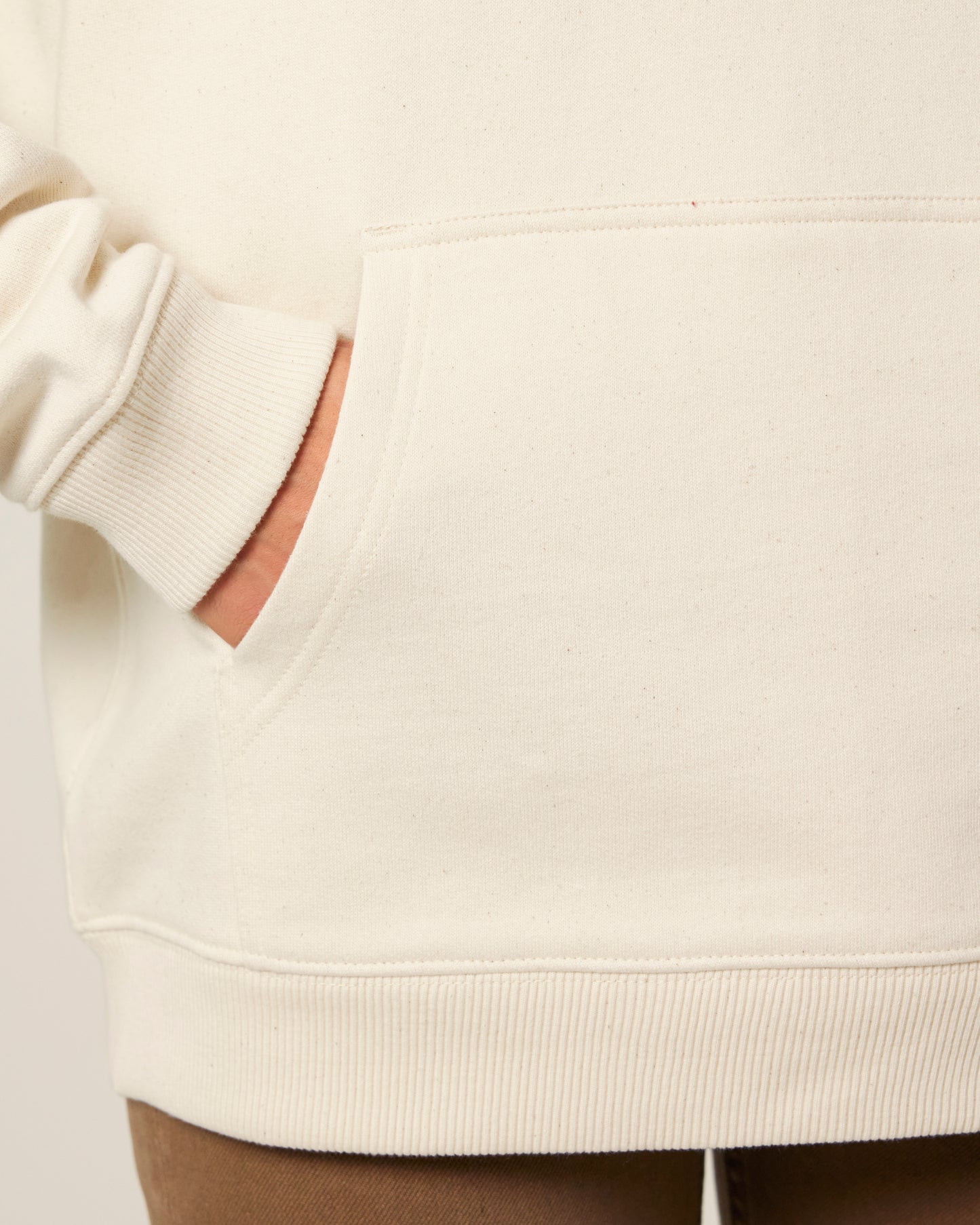 Sweat capuche oversize Slammer 2.0 Blanc naturel