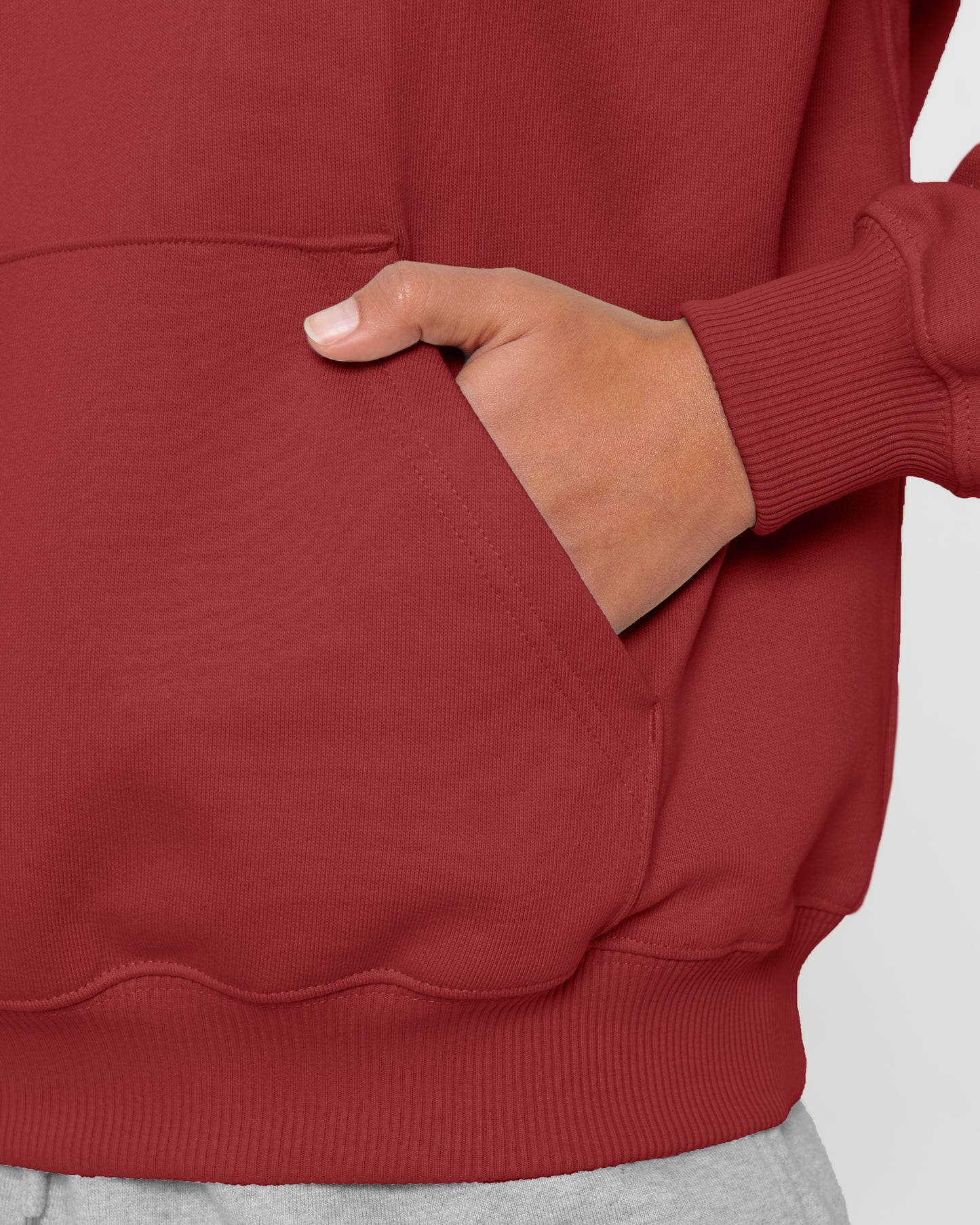 Sweat capuche lourd Cooper Dry Terre Rouge