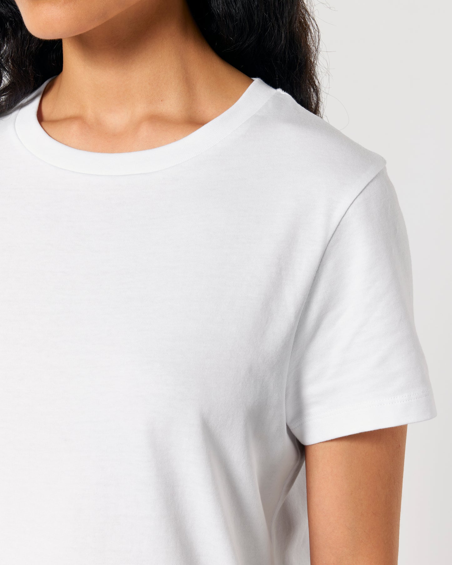 T-shirt femme col rond Stella Muser Blanc