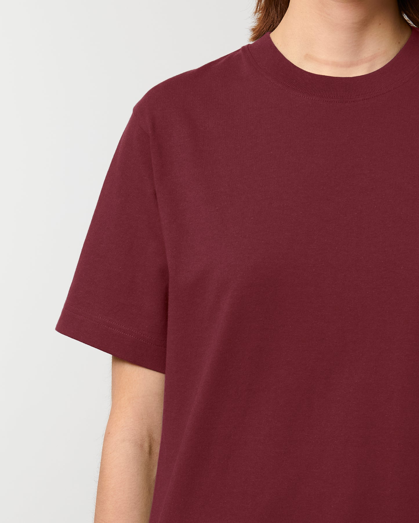 T-shirt unisexe lourd Freestyler Rouge Vin