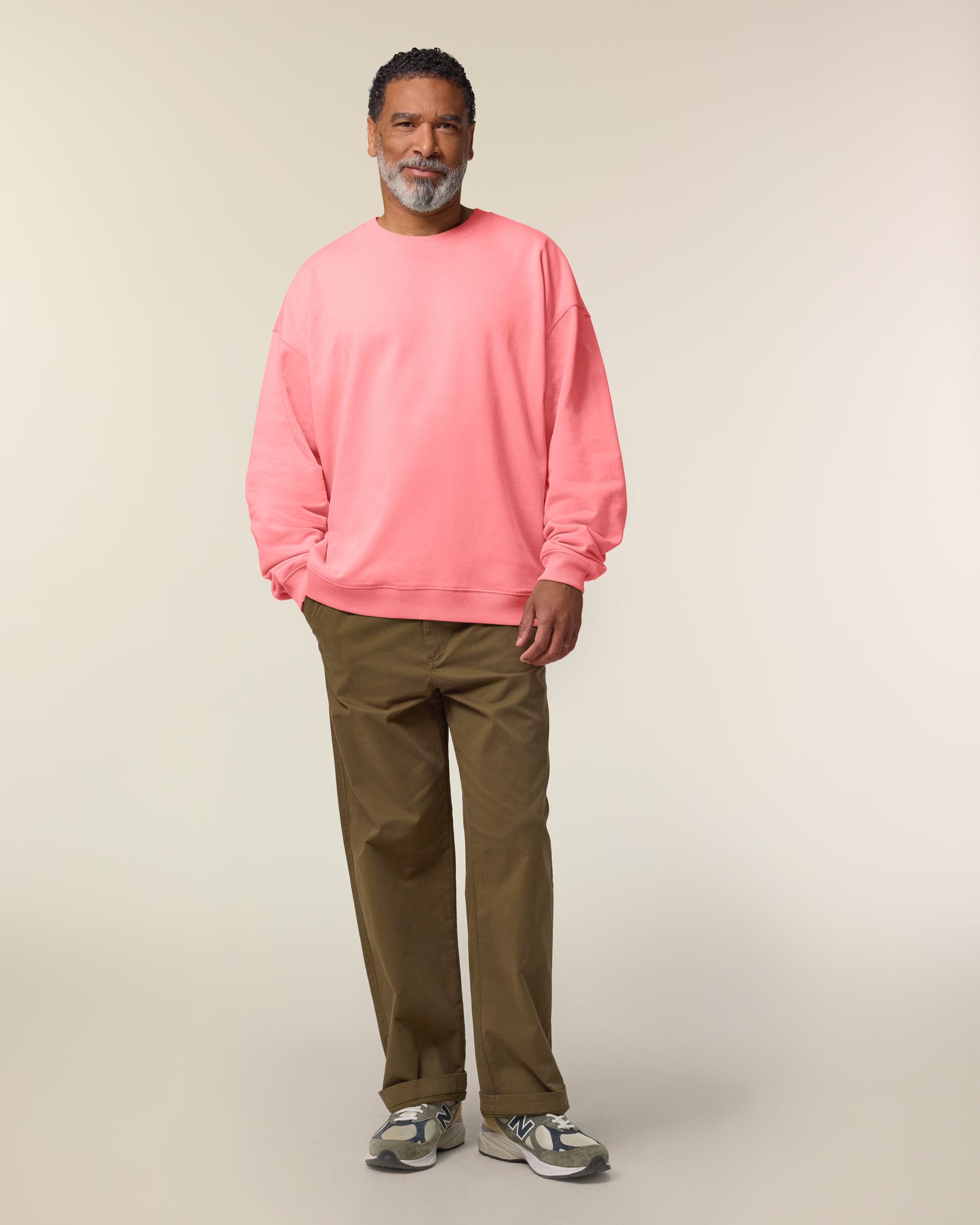 Sweat col rond oversize Radder 2.0 Rose Joy