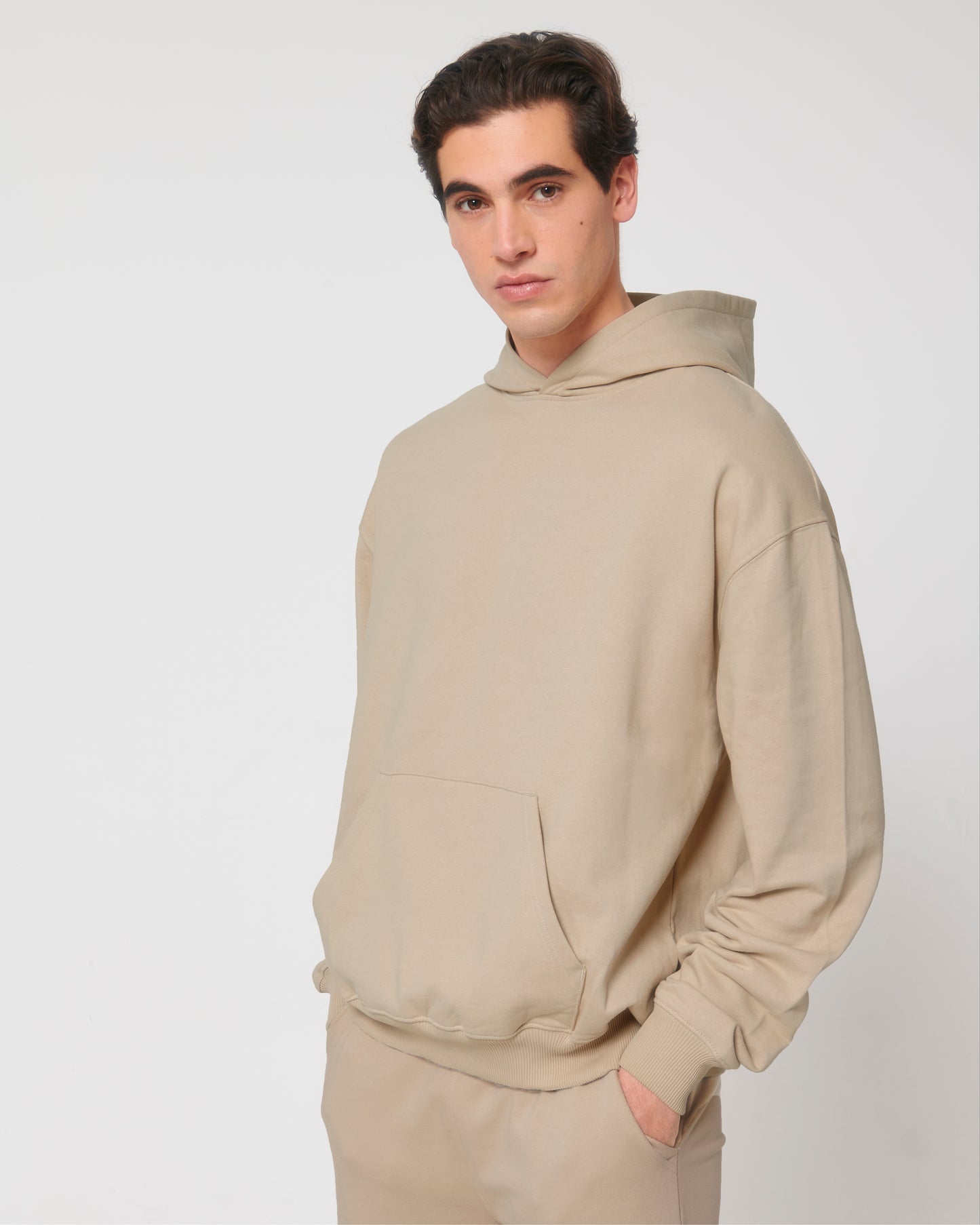 Sweat capuche lourd Cooper Dry Sable clair