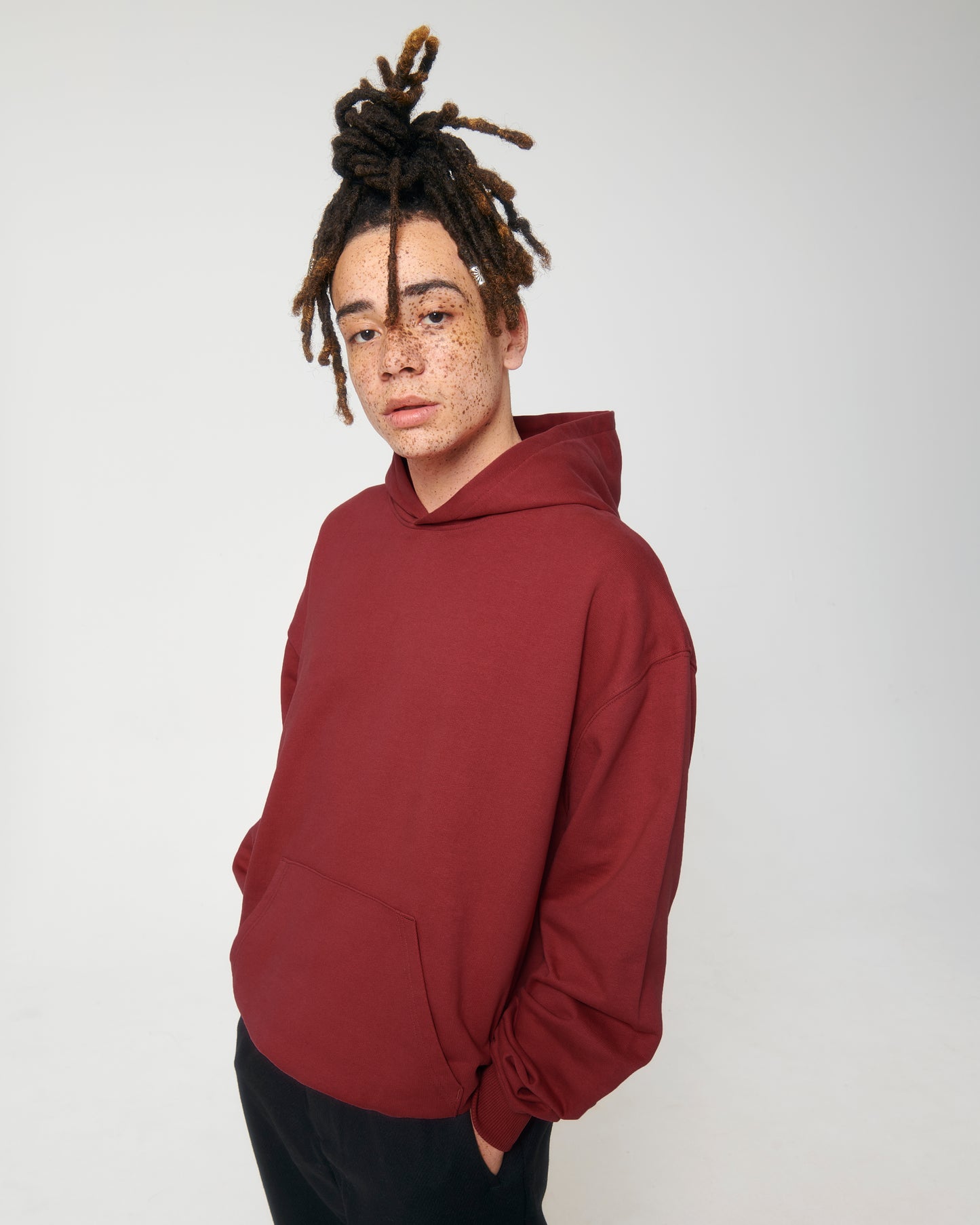 Sweat capuche lourd Cooper Dry Terre Rouge
