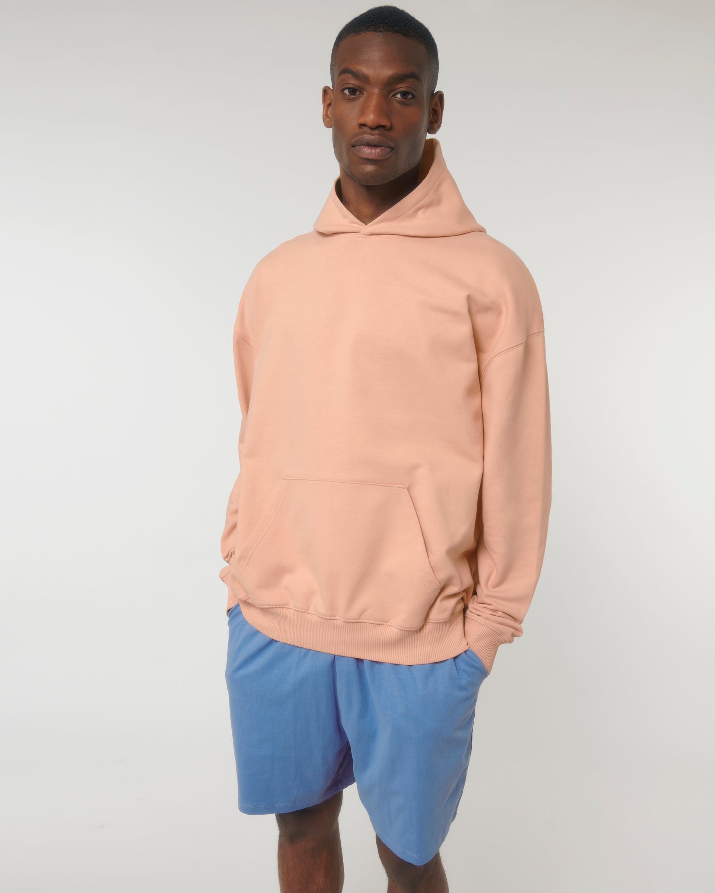 Sweat capuche lourd Cooper Dry Pêche