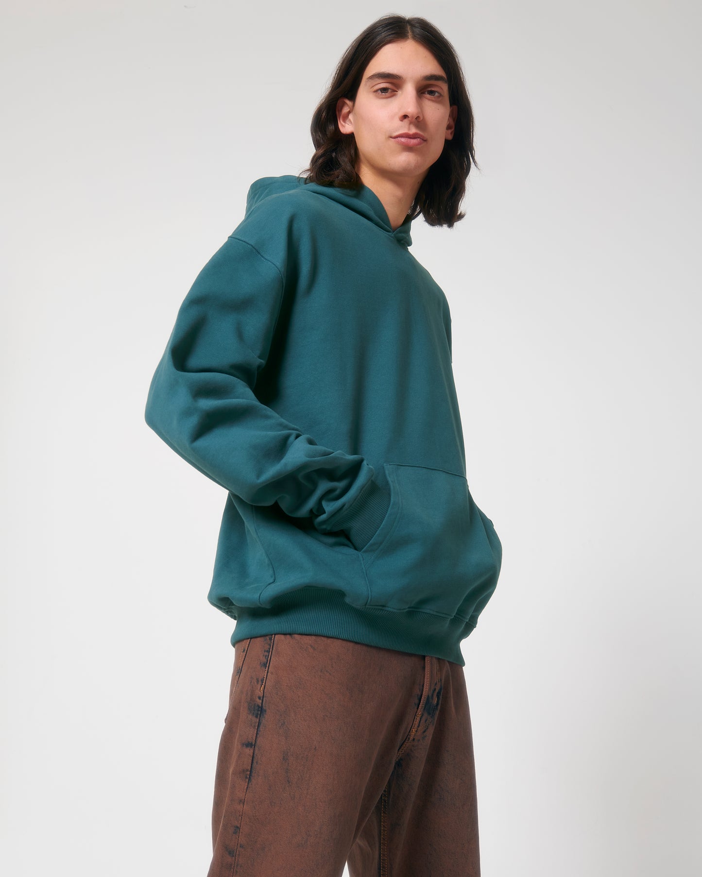 Sweat capuche lourd Cooper Dry Bleu Stargazer