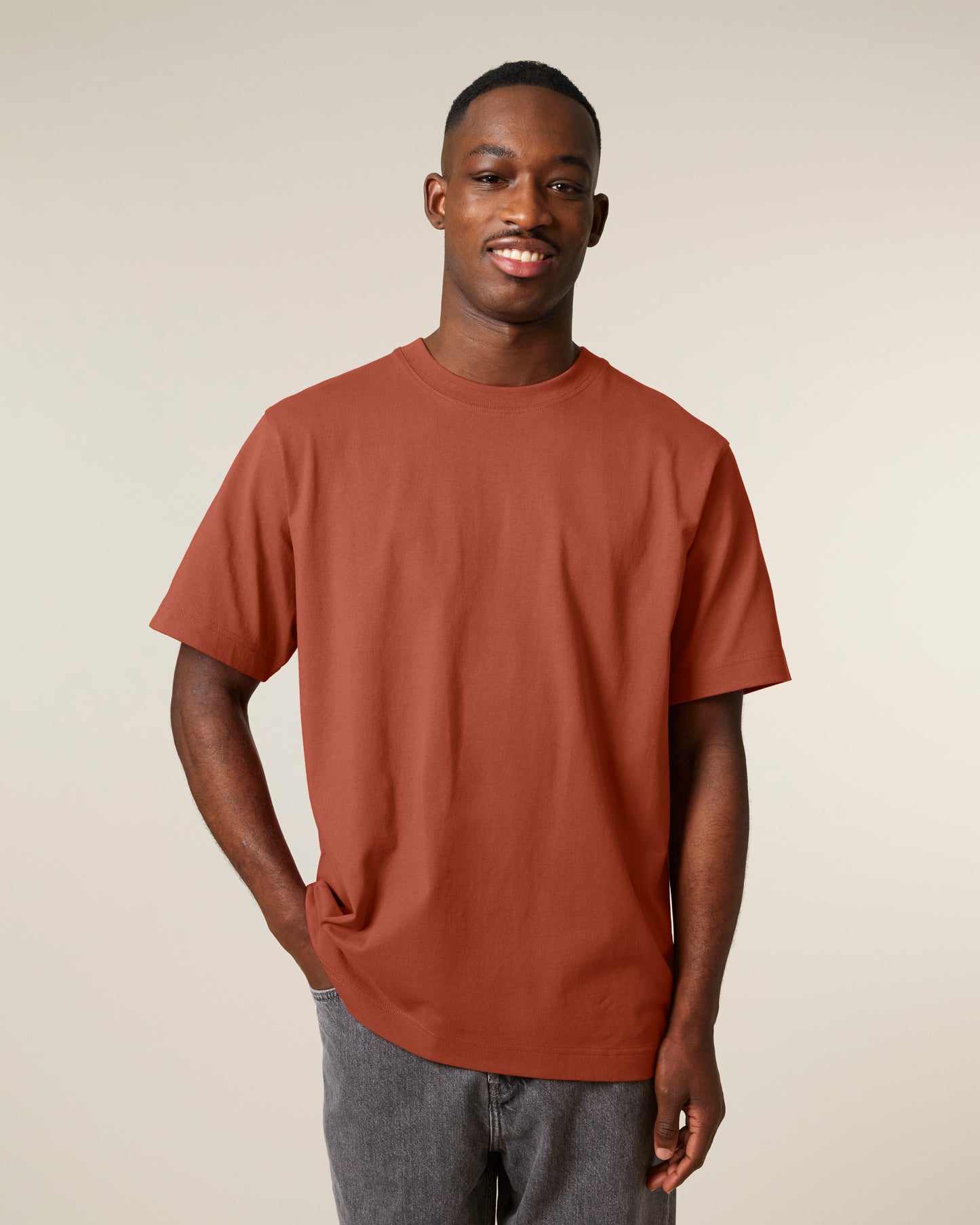 T-shirt unisexe lourd Freestyler Marron Héritage