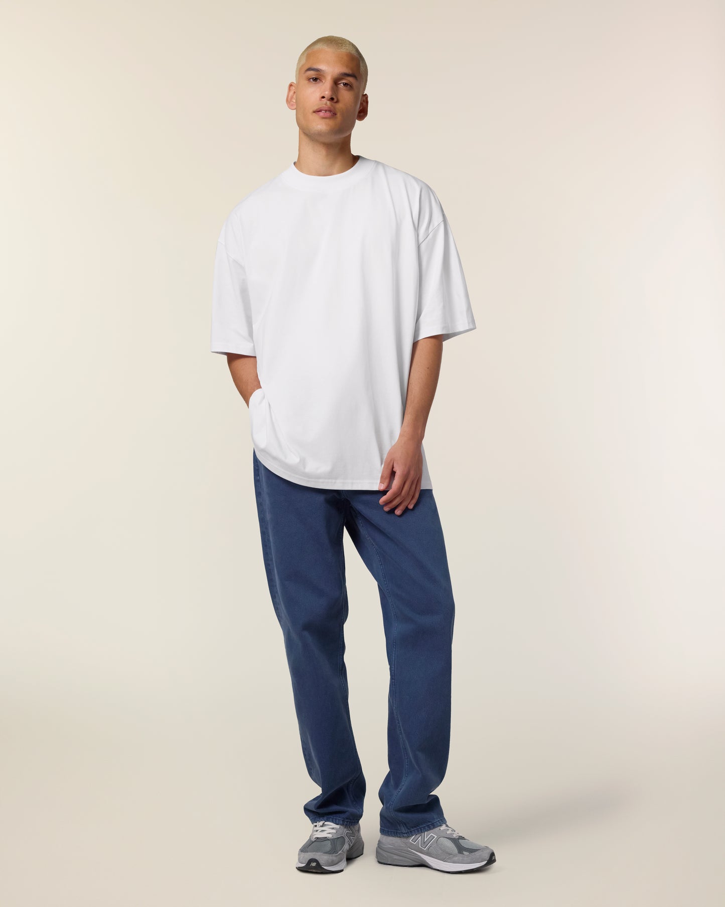 T-shirt oversize Blaster 2.0 Blanc