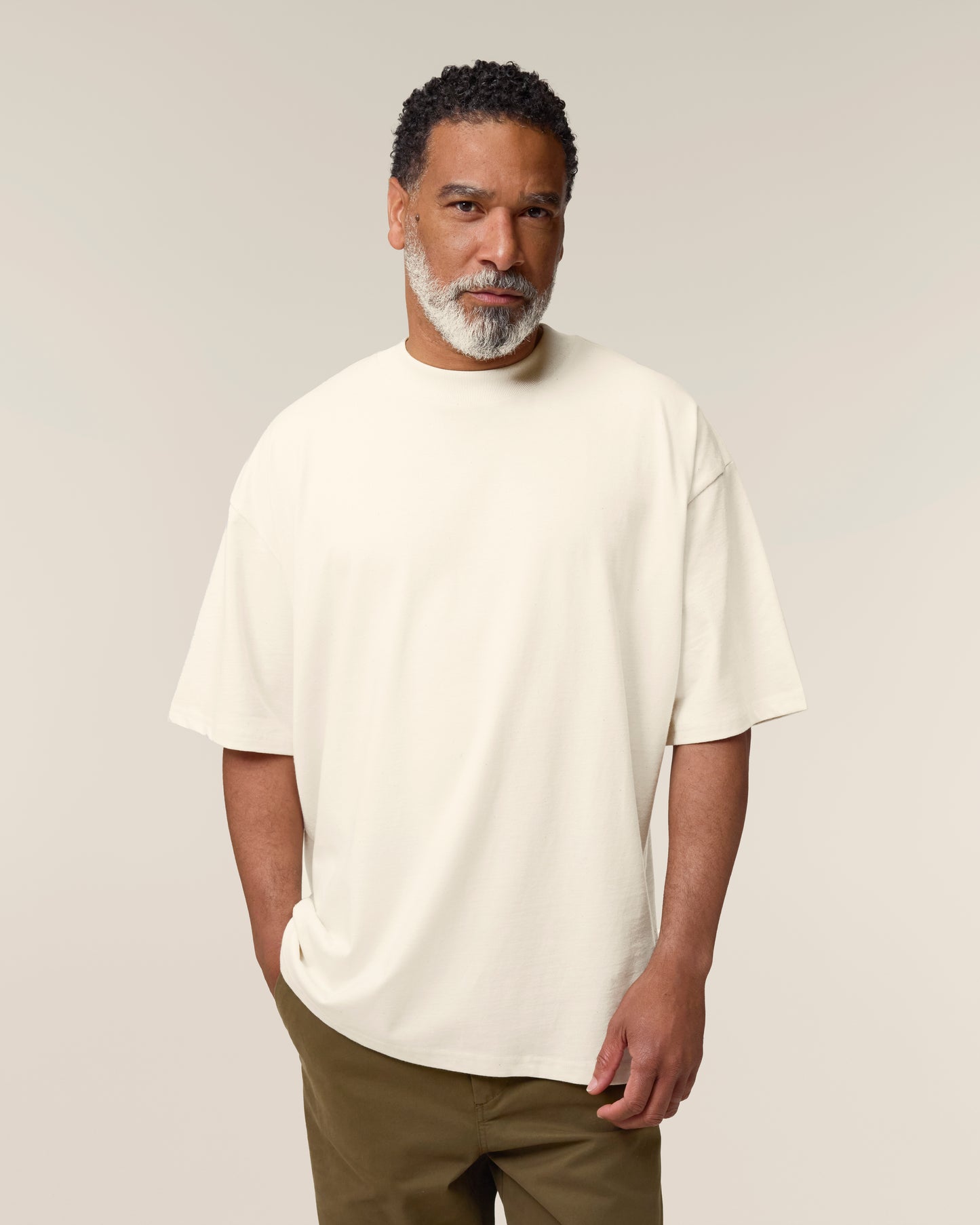 T-shirt oversize Blaster 2.0 Blanc naturel