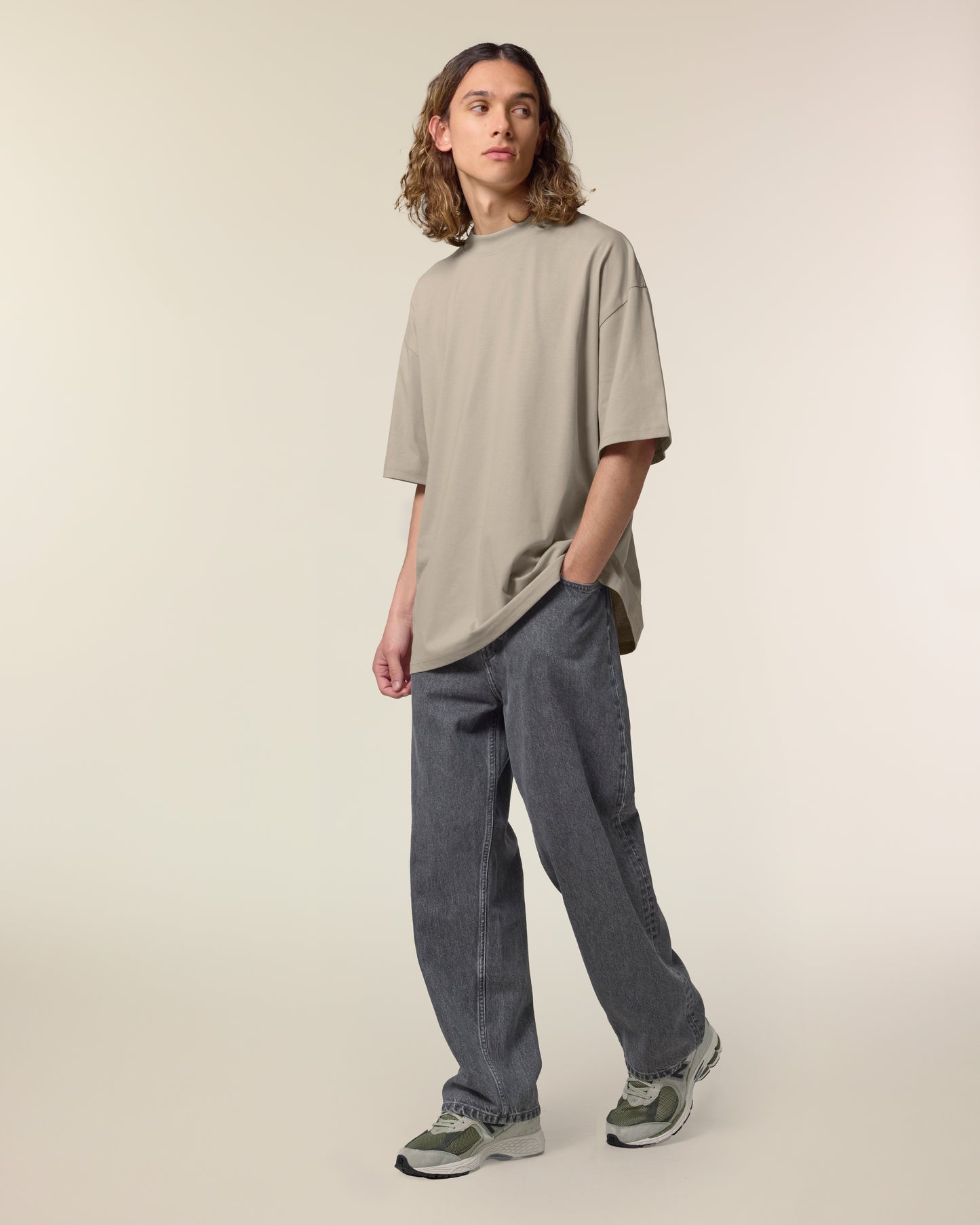 T-shirt oversize Blaster 2.0 Stone