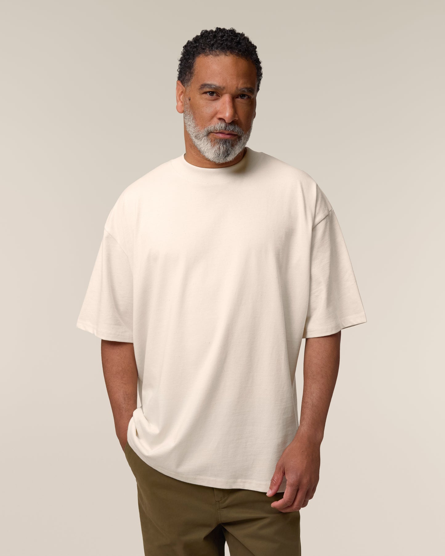 T-shirt oversize Blaster 2.0 Crème