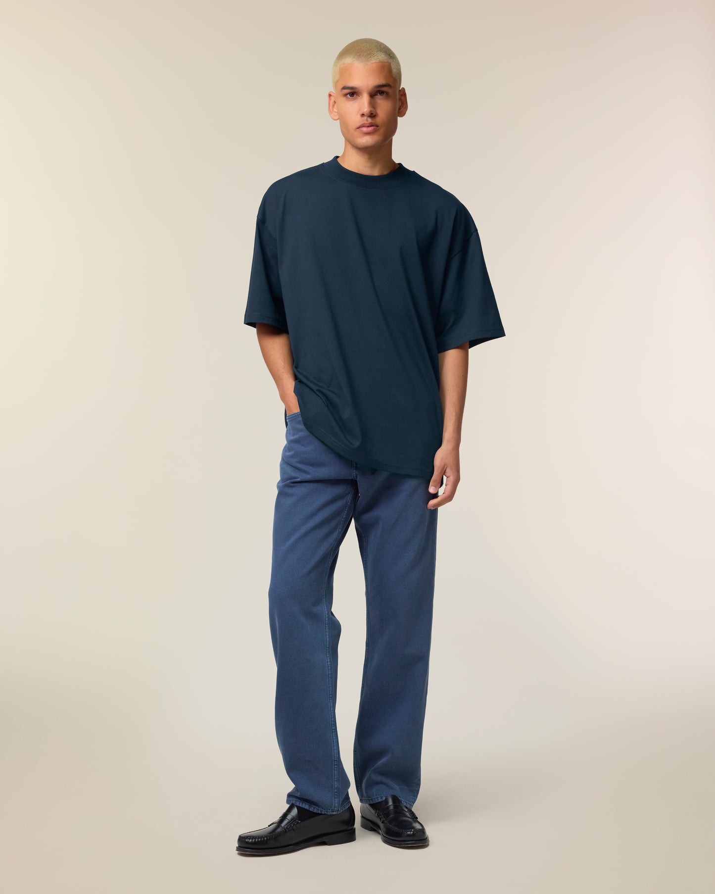 T-shirt oversize Blaster 2.0 Bleu Marine