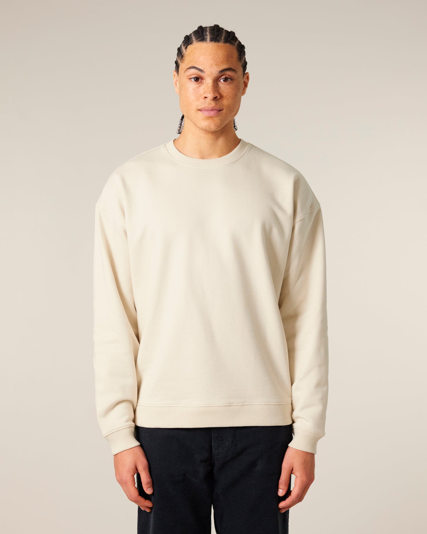Sweat col rond oversize Radder 2.0 blanc Naturel