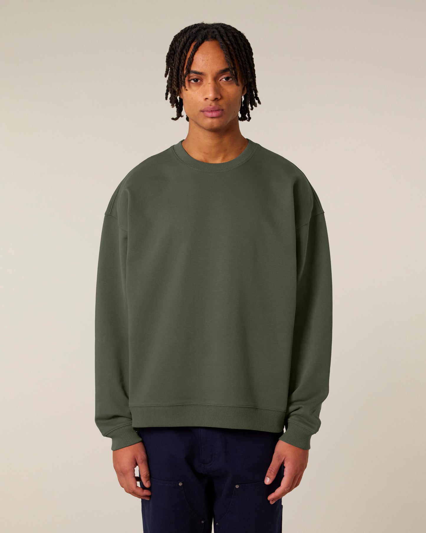 Sweat col rond oversize Radder 2.0 Kaki