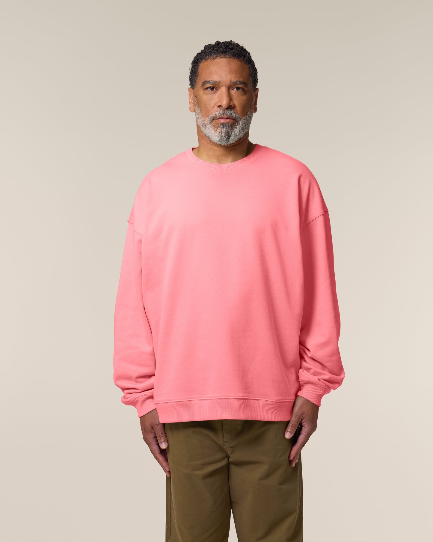 Sweat col rond oversize Radder 2.0 Rose Joy