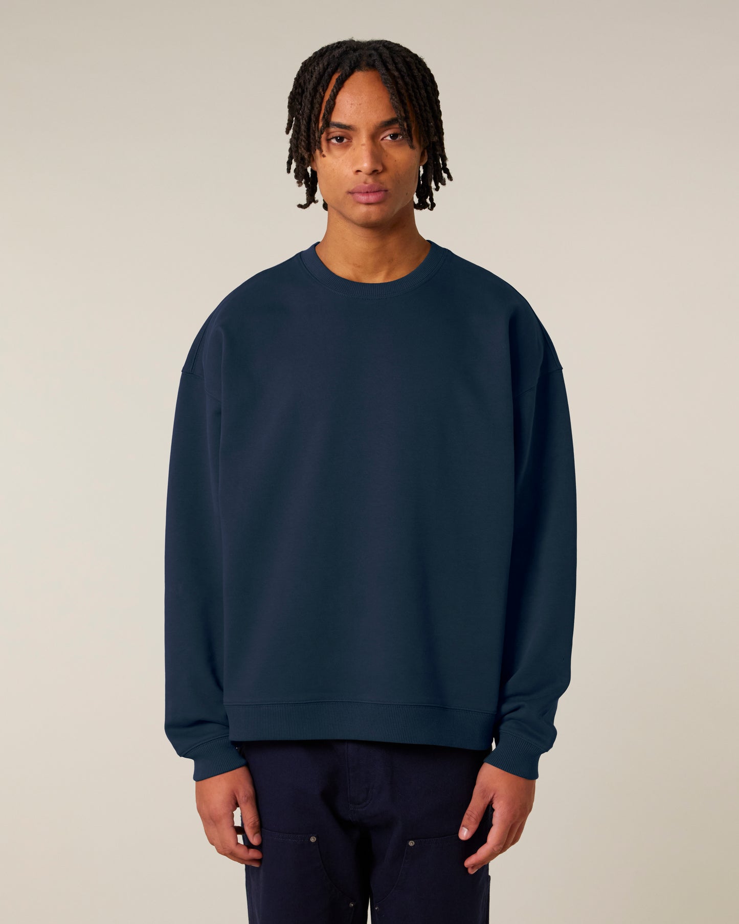 Sweat col rond oversize Radder 2.0 Bleu Marine