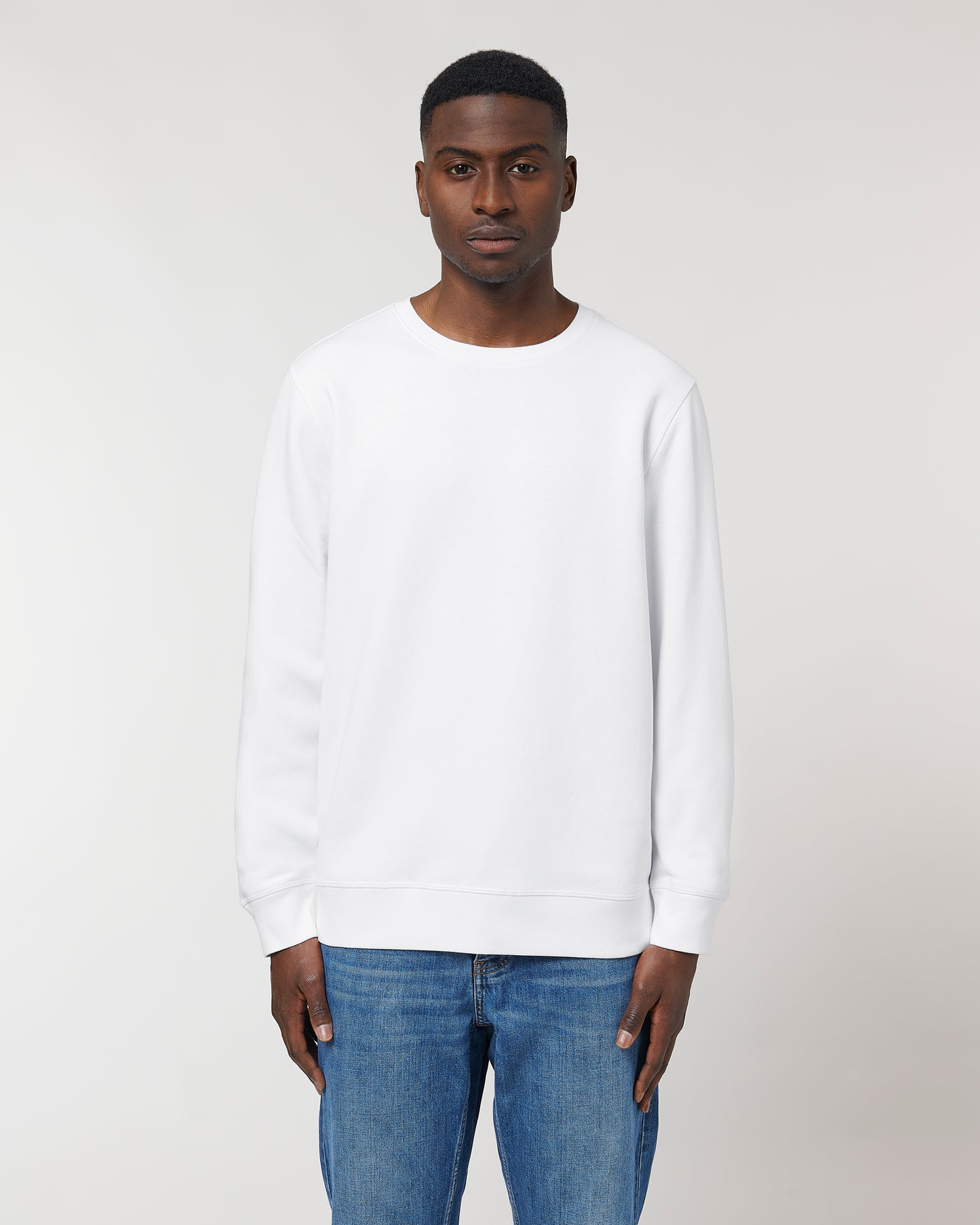 Sweat col rond Roller Blanc