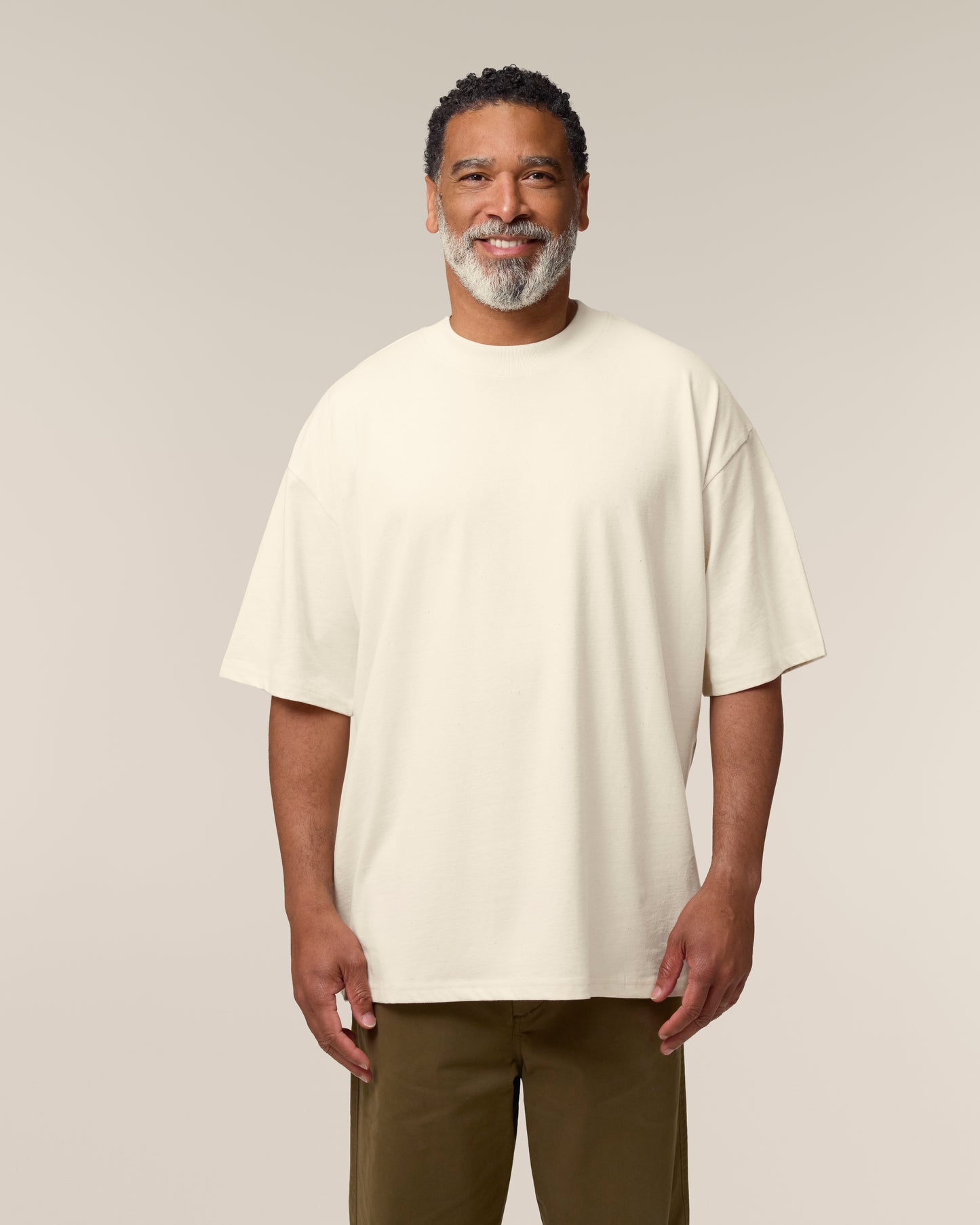 T-shirt oversize Blaster 2.0 Blanc naturel