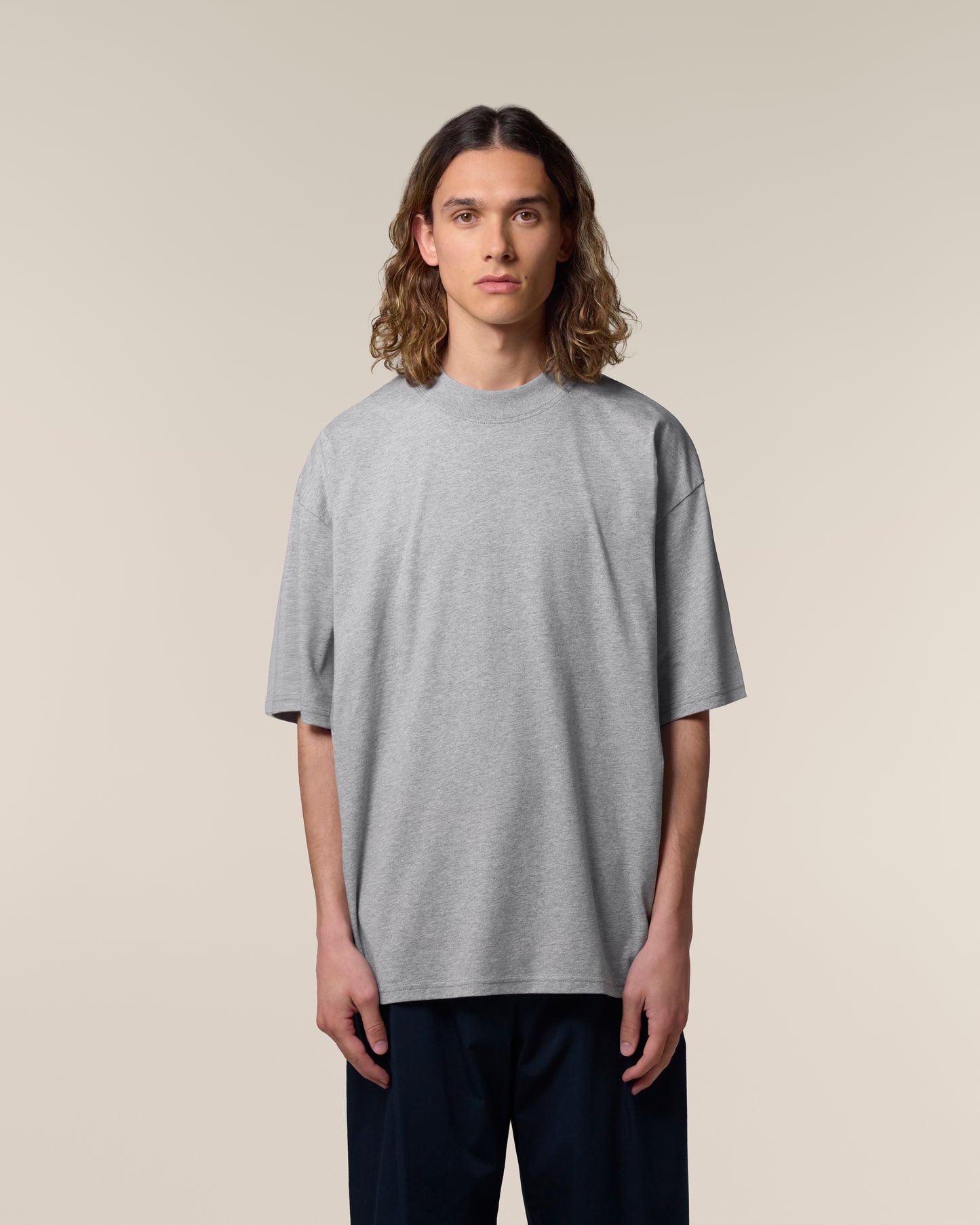 T-shirt oversize Blaster 2.0 Gris Chiné Moyen